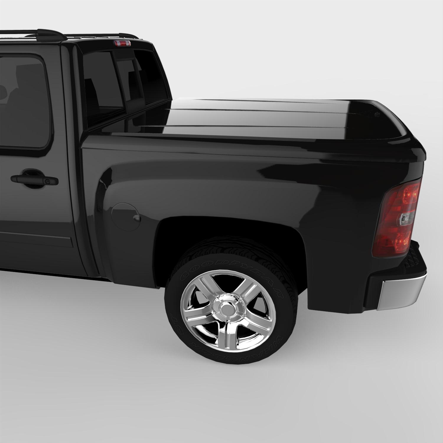 UnderCover 07-13 Chevy Silverado 1500 5.8ft Lux Bed Cover - Black thumbnail 8