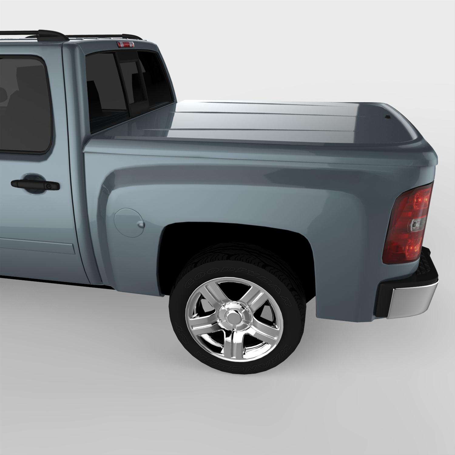 UnderCover 07-13 Chevy Silverado 1500 5.8ft Lux Bed Cover - Stealth Gray thumbnail 7