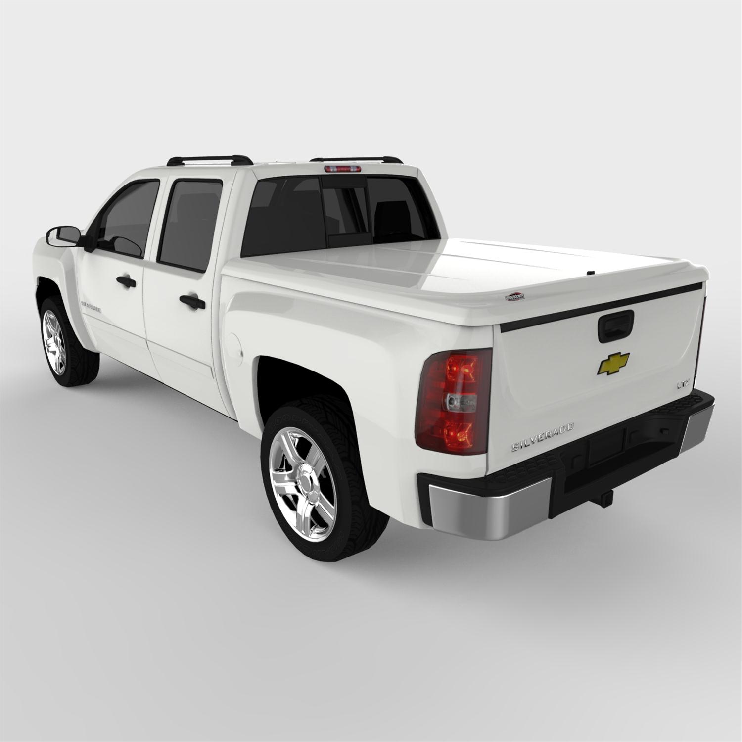 UnderCover 07-13 Chevy Silverado 1500 5.8ft Lux Bed Cover - Summit White thumbnail 9