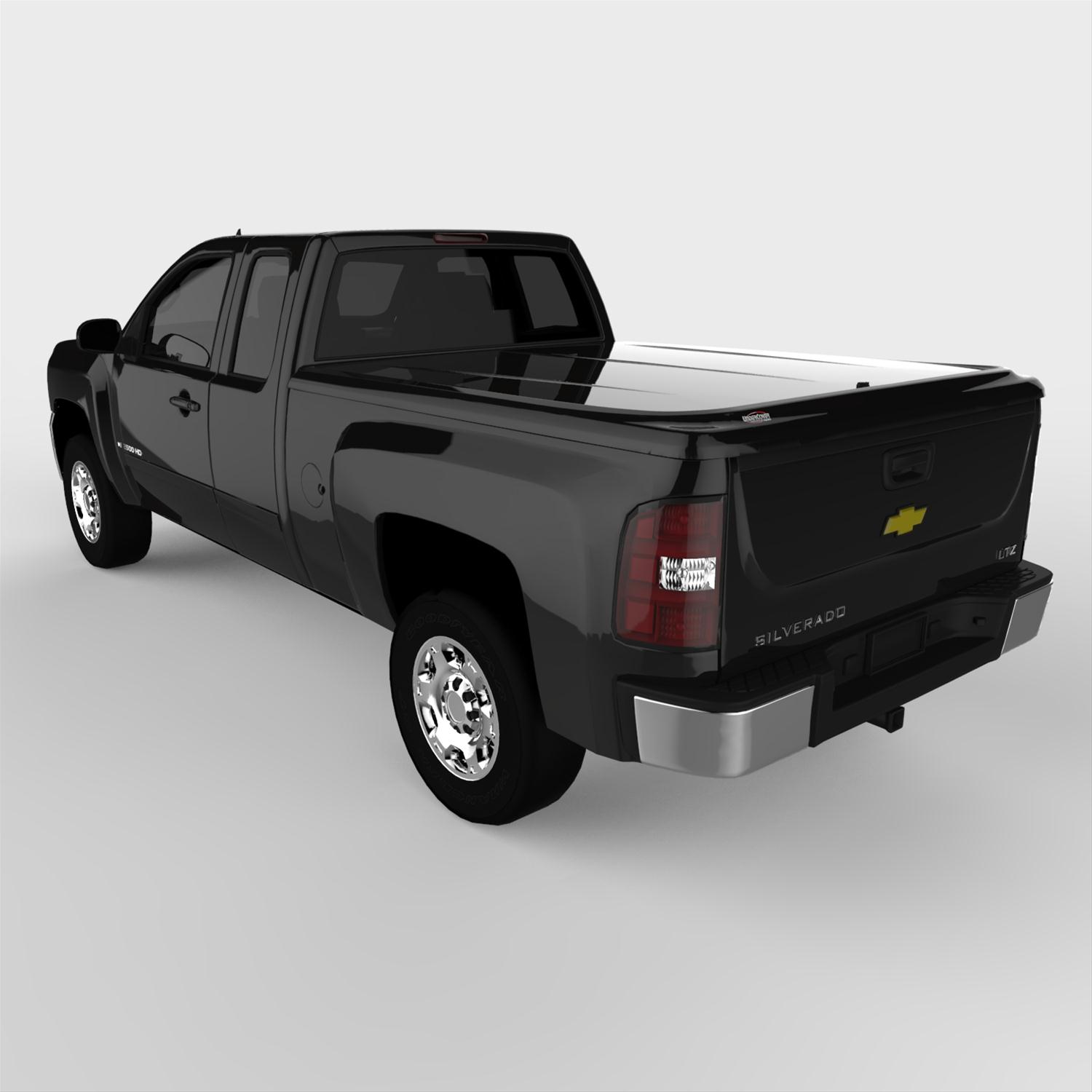 UnderCover 07-13 Chevy Silverado 1500/2500HD 6.5ft Lux Bed Cover - Black thumbnail 9