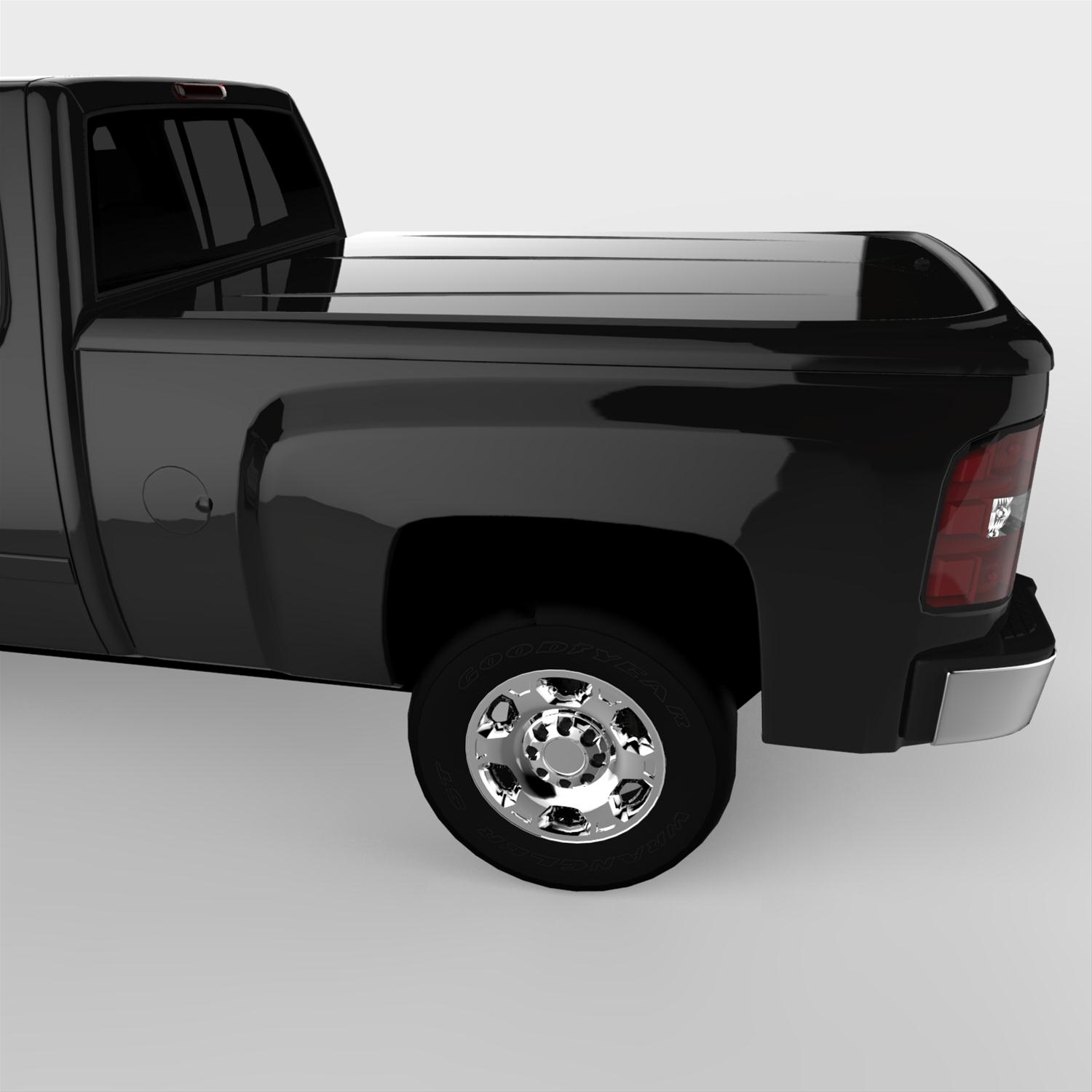 UnderCover 07-13 Chevy Silverado 1500/2500HD 6.5ft Lux Bed Cover - Black thumbnail 8
