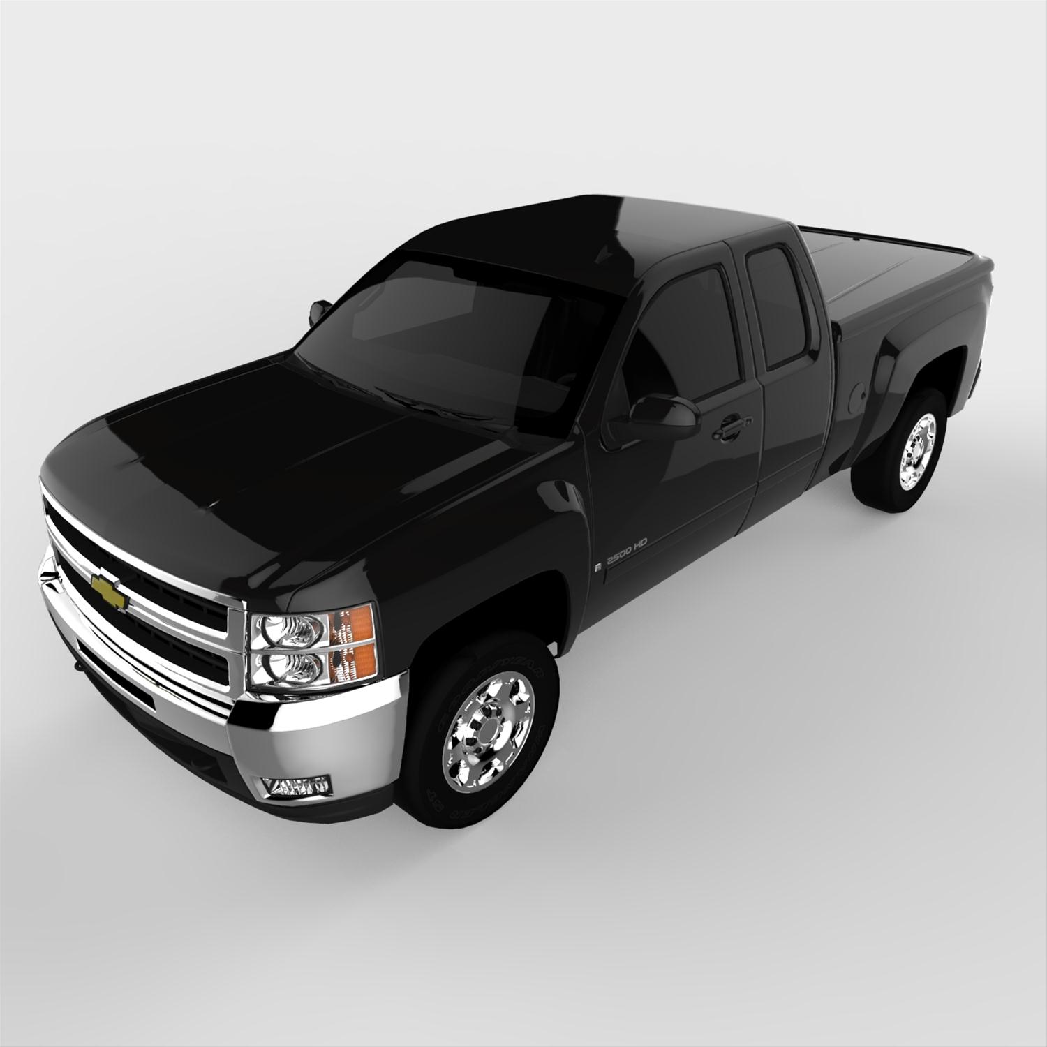 UnderCover 07-13 Chevy Silverado 1500/2500HD 6.5ft Lux Bed Cover - Black thumbnail 7