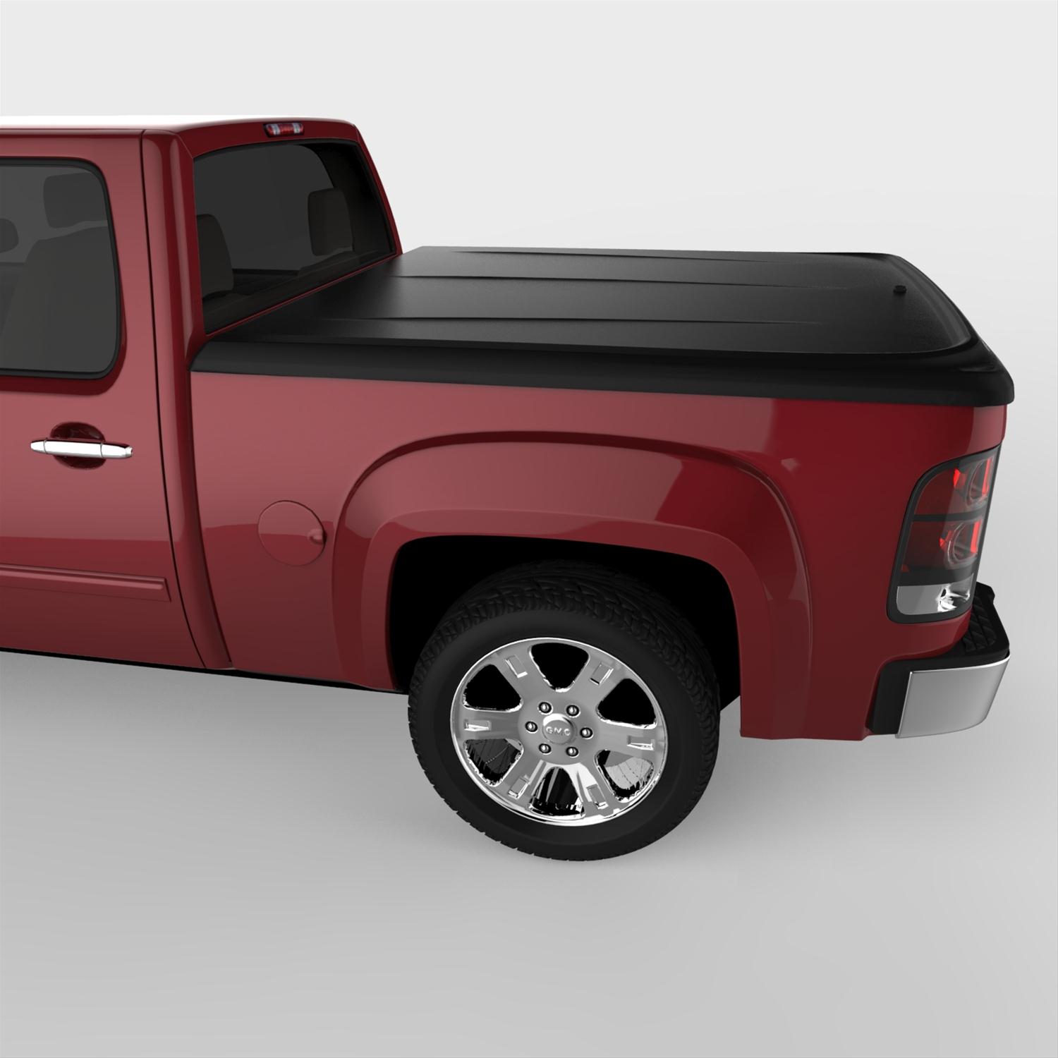 UnderCover 07-13 GMC Sierra 1500 5.8ft SE Bed Cover - Black Textured thumbnail 2