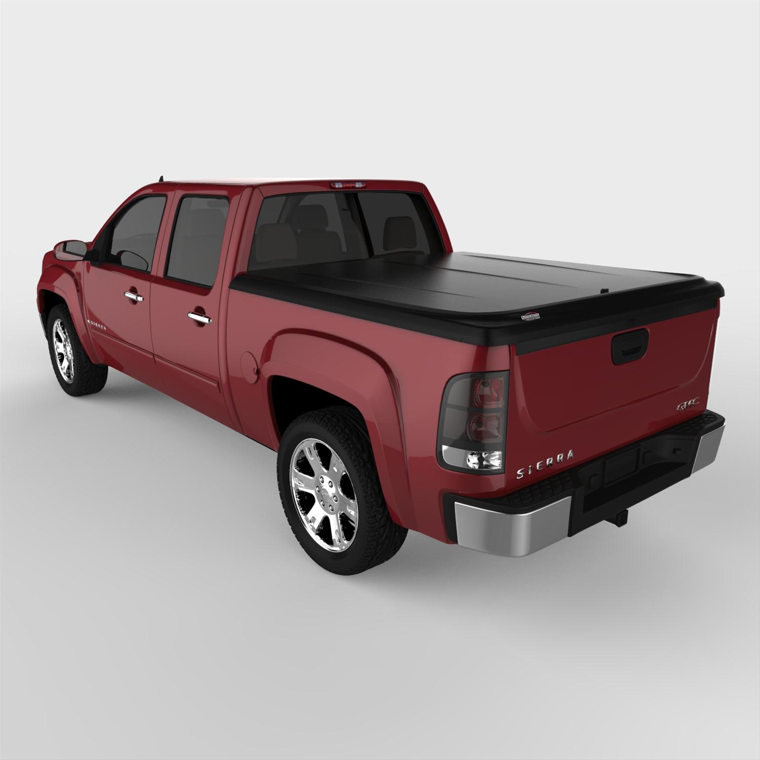 UnderCover 07-13 GMC Sierra 1500 5.8ft SE Bed Cover - Black Textured thumbnail 3