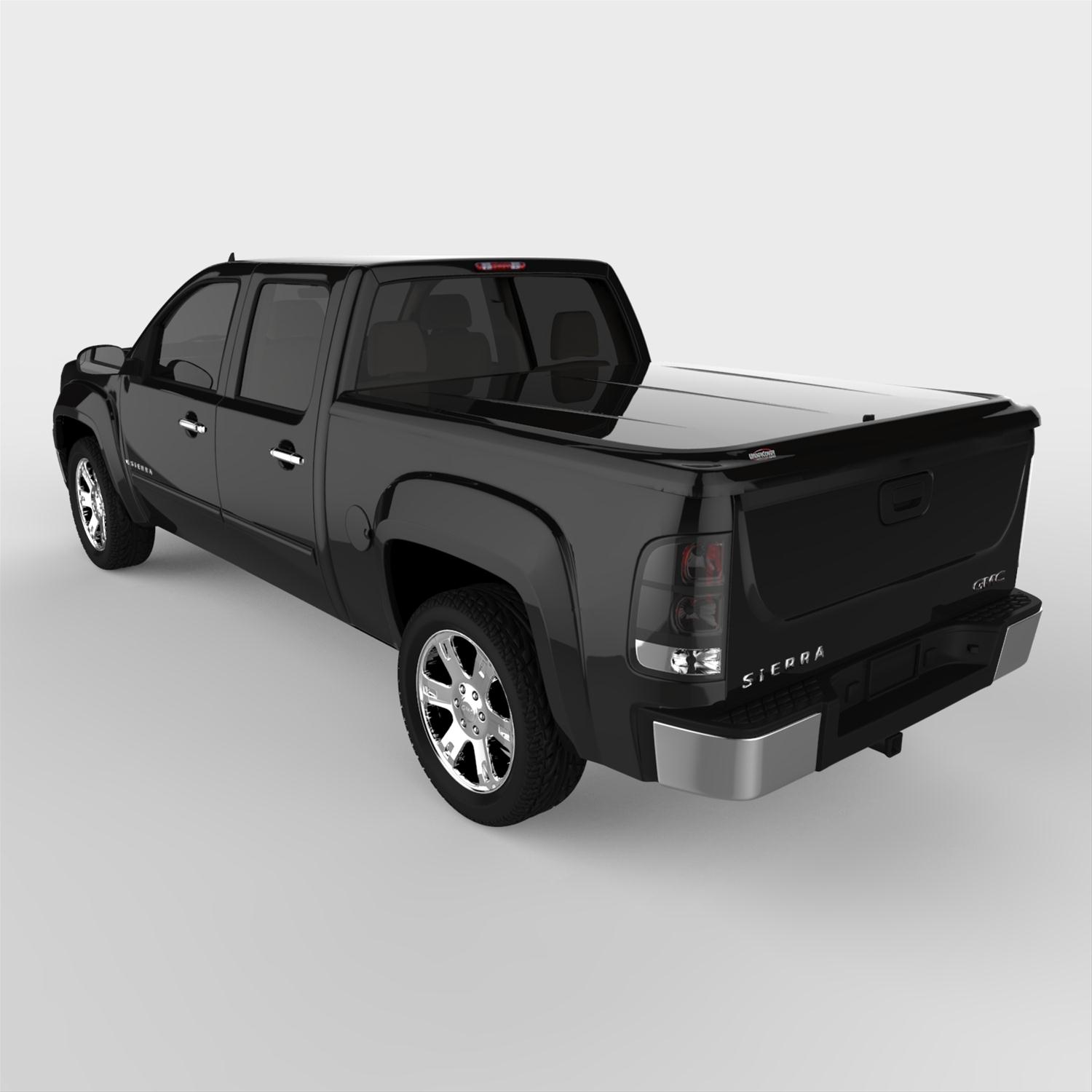 UnderCover 07-13 GMC Sierra 1500 5.7ft Lux Bed Cover - Black thumbnail 9