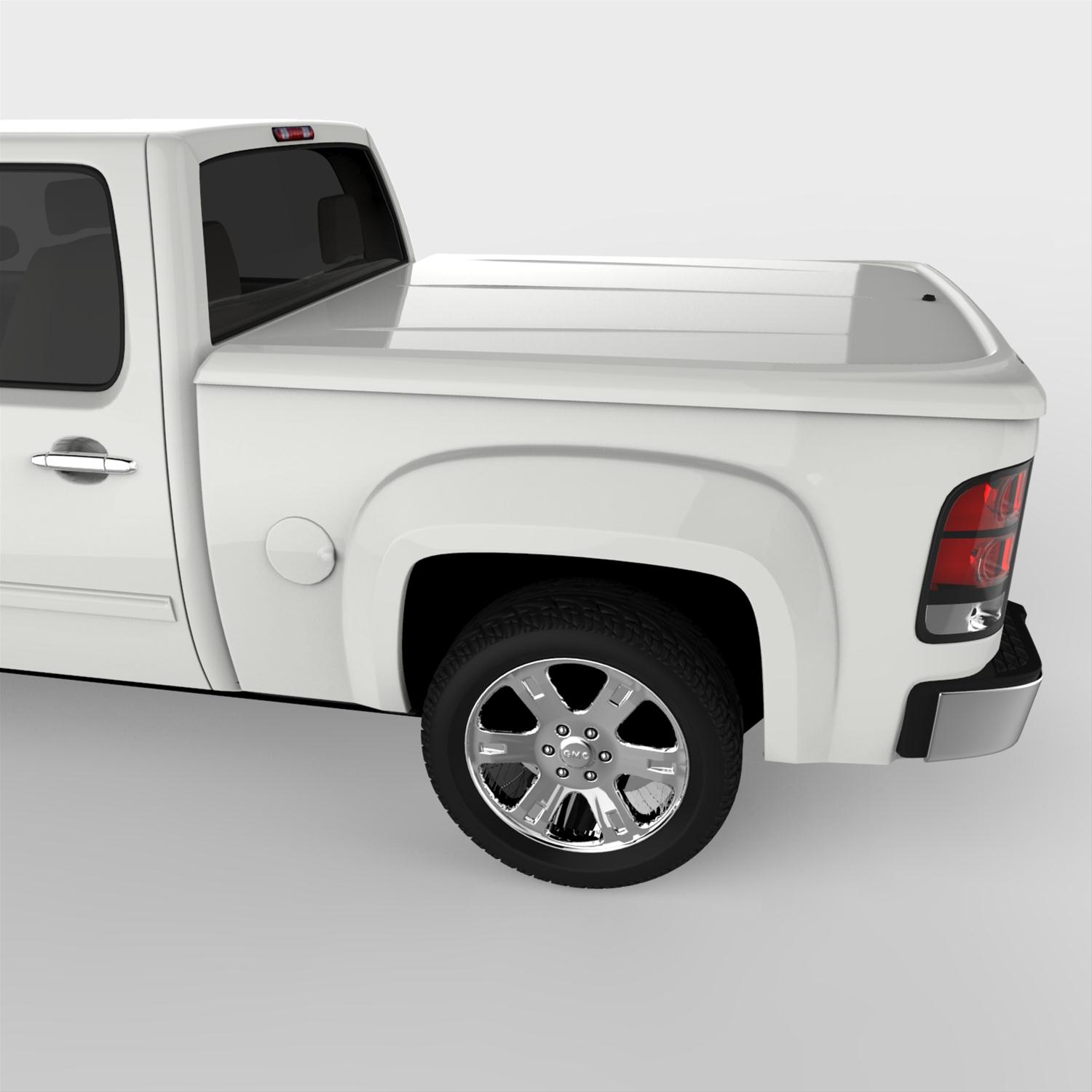 UnderCover 07-13 GMC Sierra 1500 5.7ft Lux Bed Cover - Summit White thumbnail 8