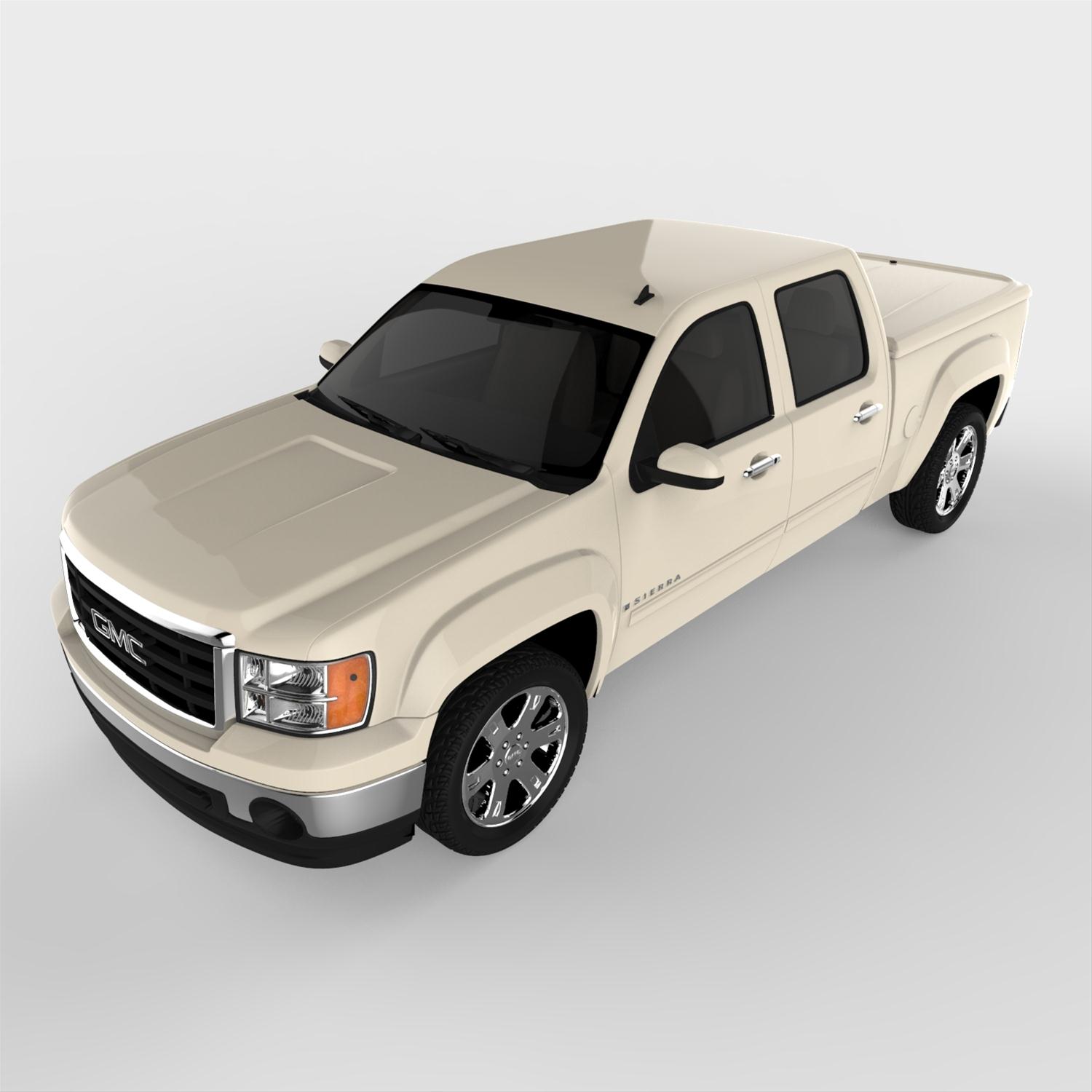 UnderCover 07-13 GMC Sierra 1500 5.7ft Lux Bed Cover - White Diamond thumbnail 7