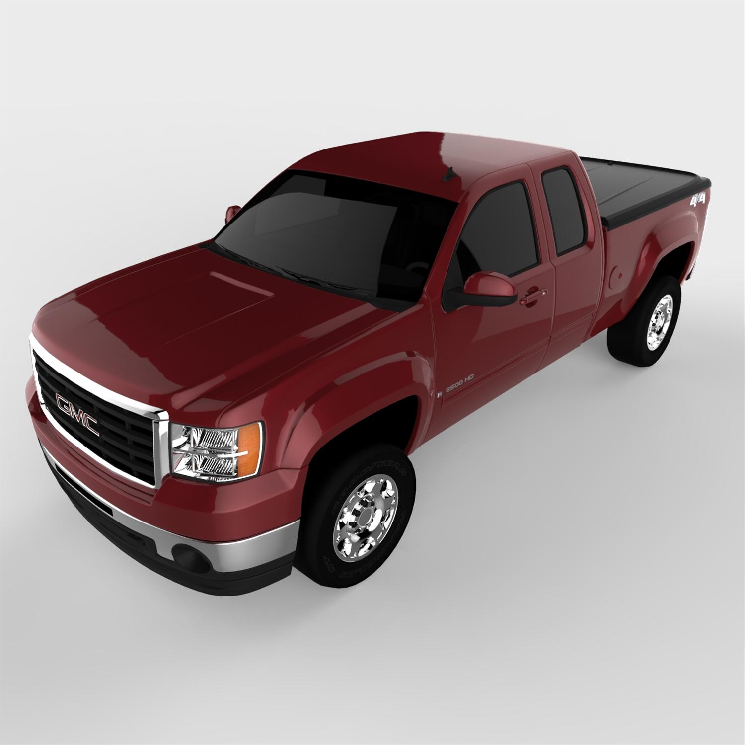 UnderCover 07-13 GMC Sierra 1500 / 07-14 Sierra 2500/3500 HD 6.5ft SE Bed Cover - Black Textured