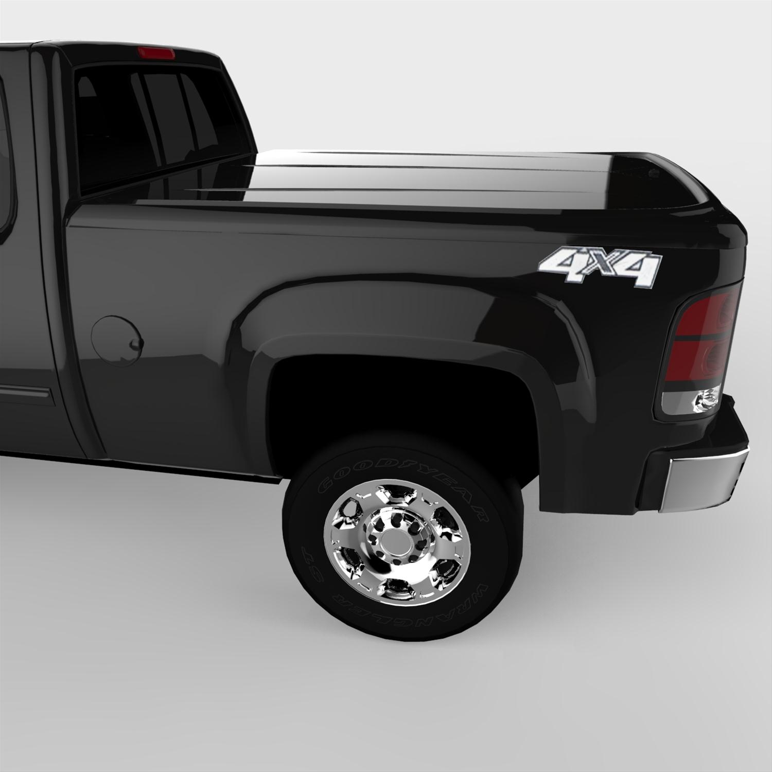 UnderCover 07-13 GMC Sierra 1500 / 07-14 Sierra 2500/3500 HD 6.5ft Lux Bed Cover - Black thumbnail 8