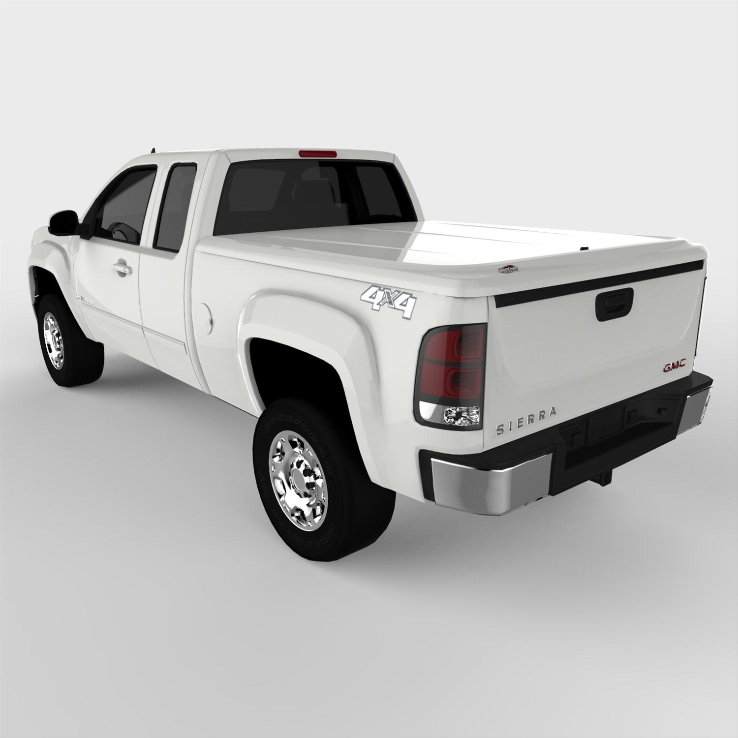 UnderCover 07-13 GMC Sierra 1500 / 07-17 Sierra 2500/3500 HD Lux Bed Cover - Summit White thumbnail 9