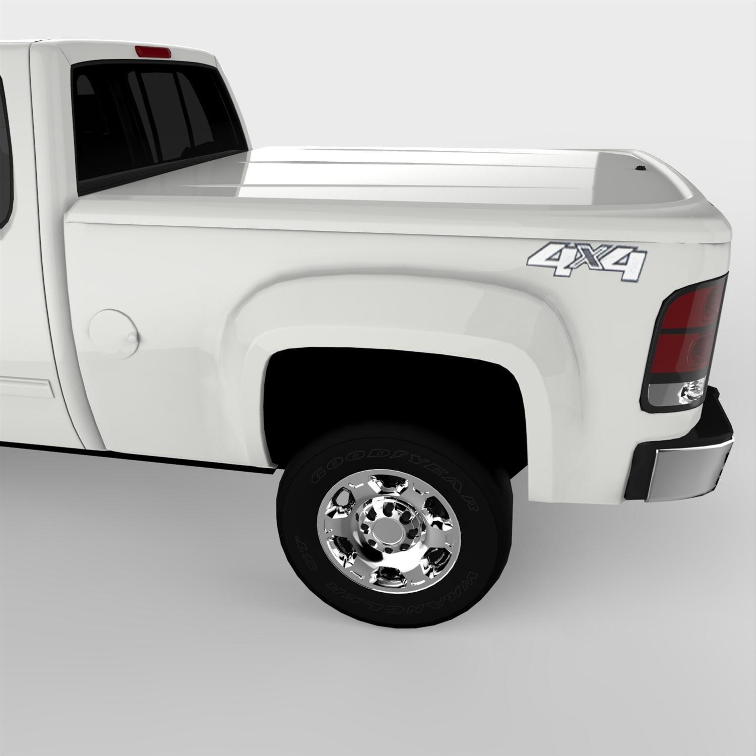 UnderCover 07-13 GMC Sierra 1500 / 07-17 Sierra 2500/3500 HD Lux Bed Cover - Summit White thumbnail 8