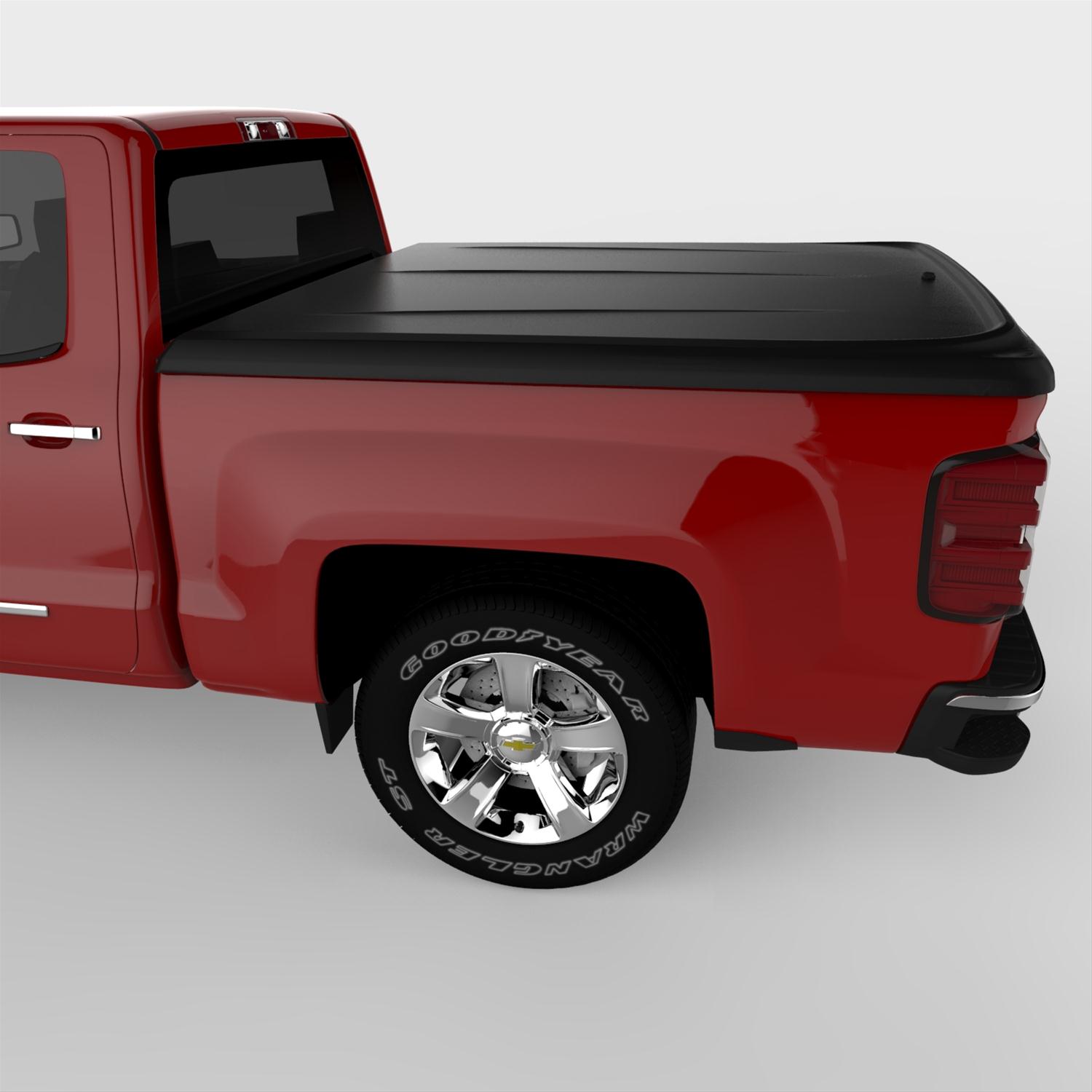 UnderCover 14-18 Chevy Silverado (19 Legacy) 5.8ft SE Bed Cover - Black Textured thumbnail 2