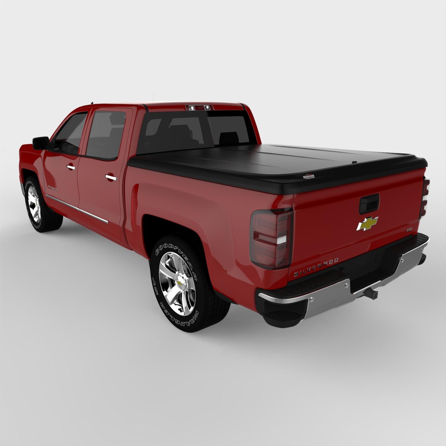 UnderCover 14-18 Chevy Silverado (19 Legacy) 5.8ft SE Bed Cover - Black Textured thumbnail 3