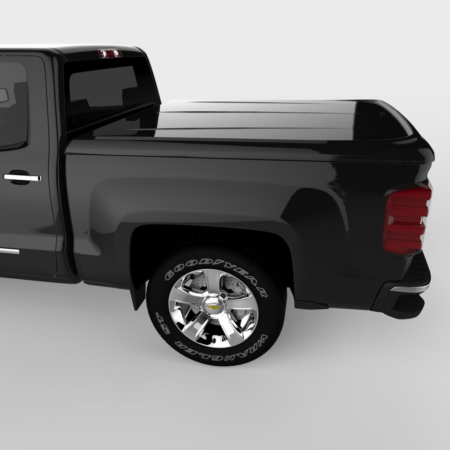 UnderCover 14-18 Chevy Silverado 1500 (19 Legacy) 5.8ft Lux Bed Cover - Black thumbnail 9