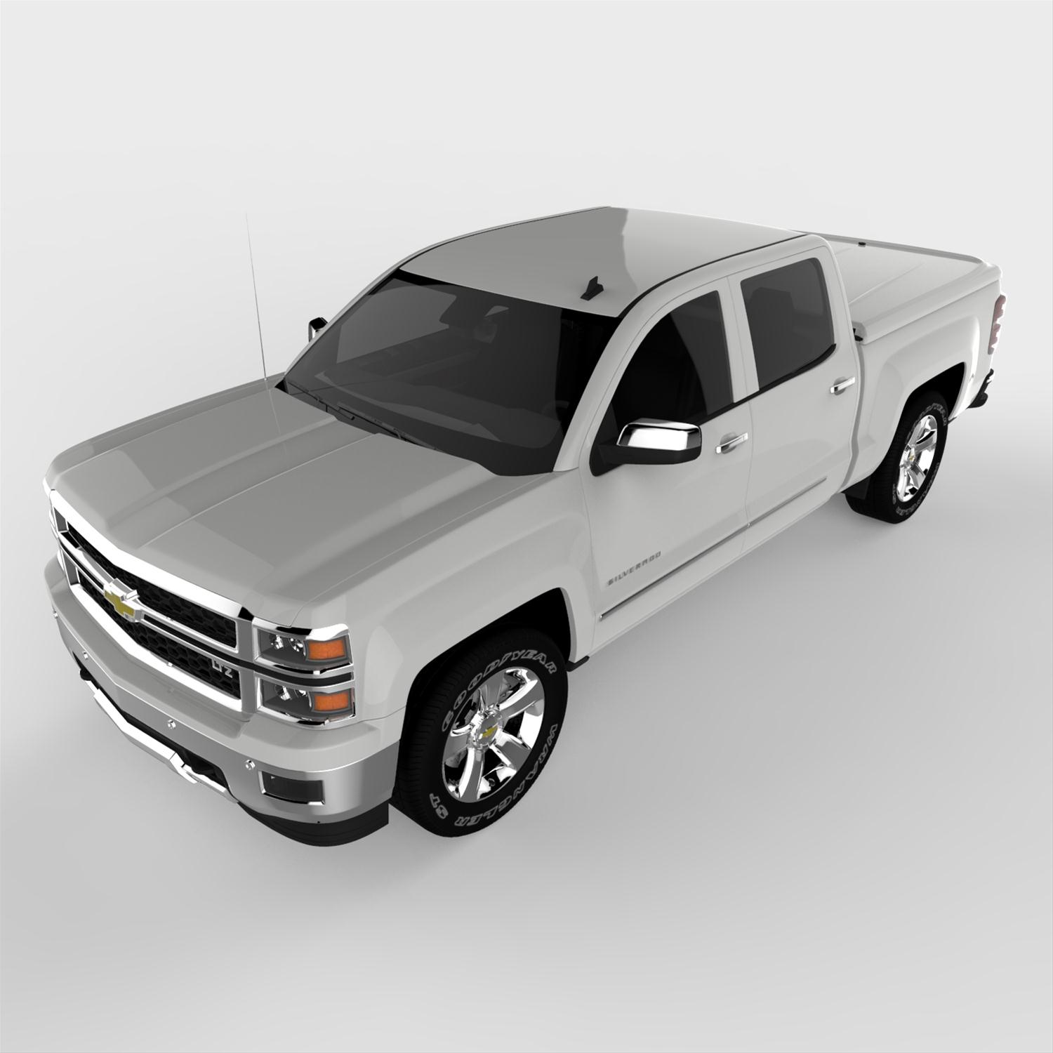 UnderCover 14-18 Chevy Silverado 1500 (19 Legacy) 5.8ft Lux Bed Cover - Silver Ice thumbnail 7