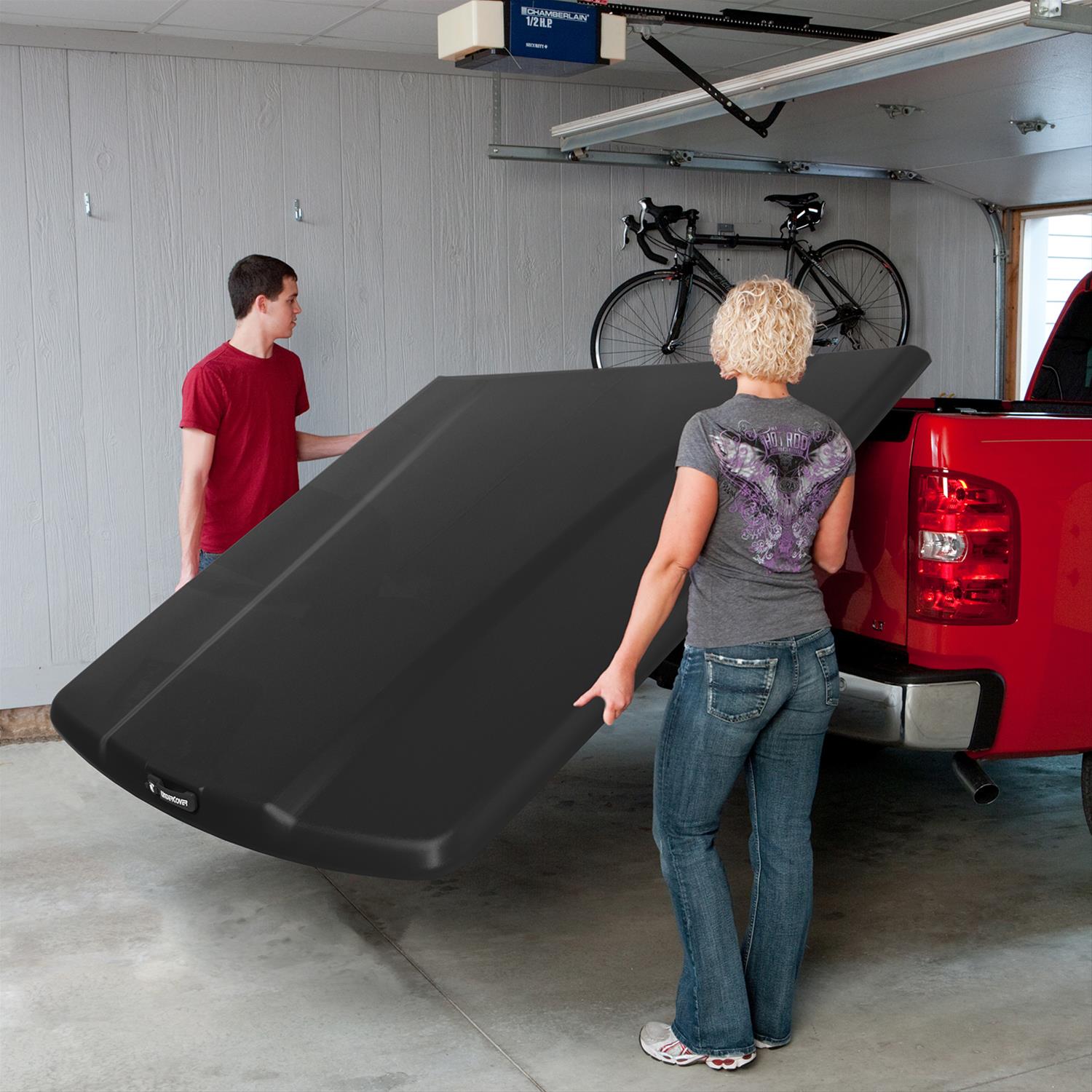 UnderCover 09-18 Ram 1500 (w/o Rambox) (19-20 Classic) 5.7ft Elite Bed Cover - Black Textured thumbnail 3