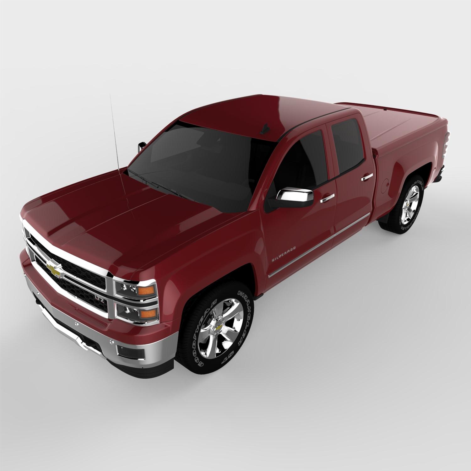 UnderCover 14-15 Chevy Silverado 1500-3500 HD 6.5ft Lux Bed Cover - Sonoma Jewel Red thumbnail 7