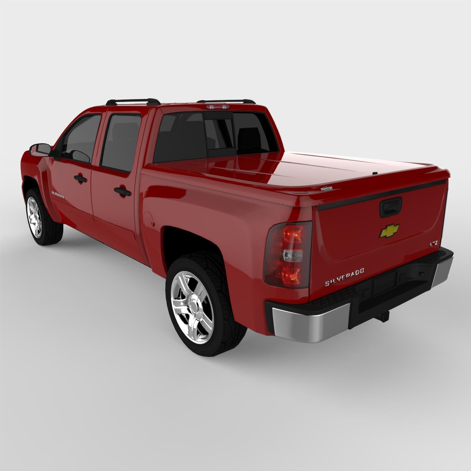 UnderCover 16-18 Chevy Silverado 1500 & 16-19 2500/3500HD 5.8ft Bed Lux Bed Cover - Pull Me Over Red thumbnail 2