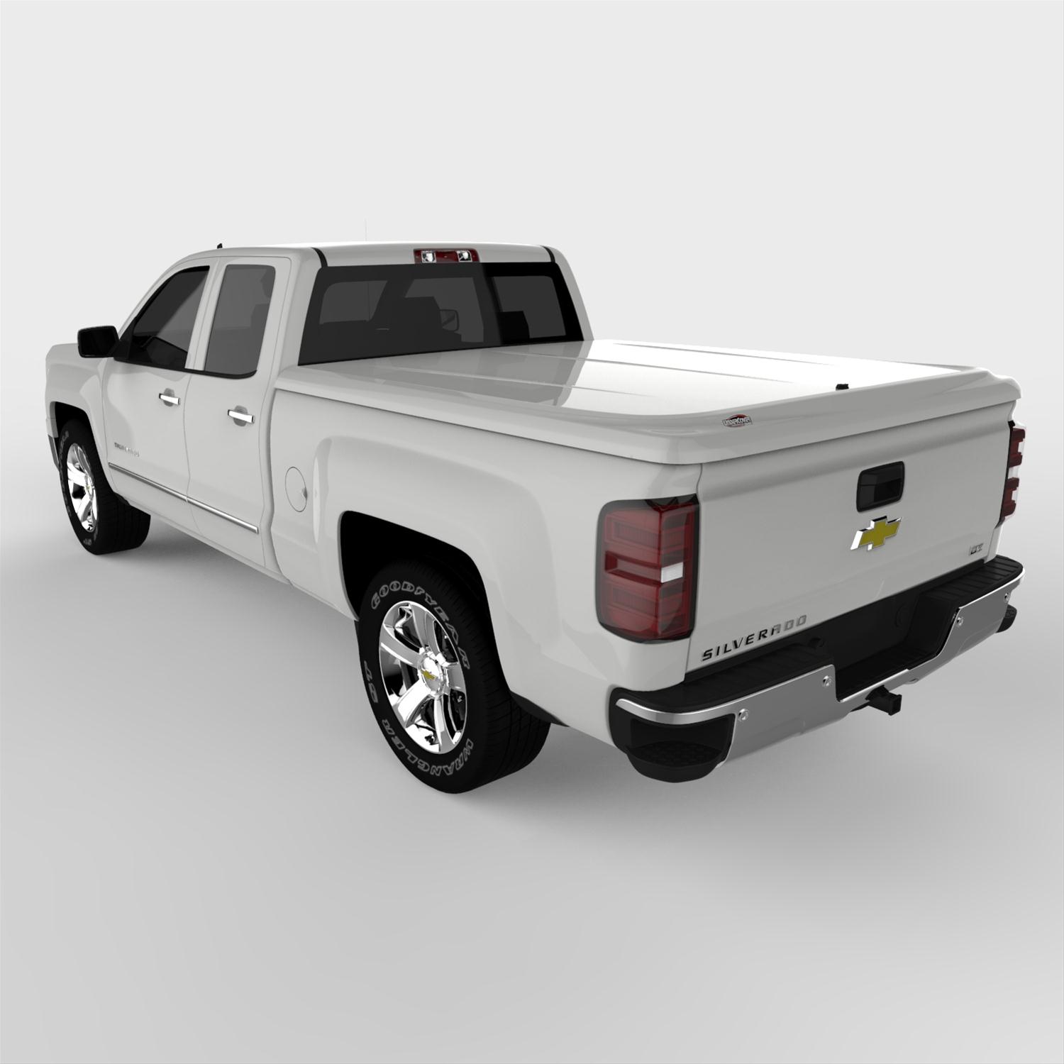UnderCover 15-19 Chevy Silverado 2500/3500 HD 5.8ft Lux Bed Cover - Silver Ice thumbnail 9