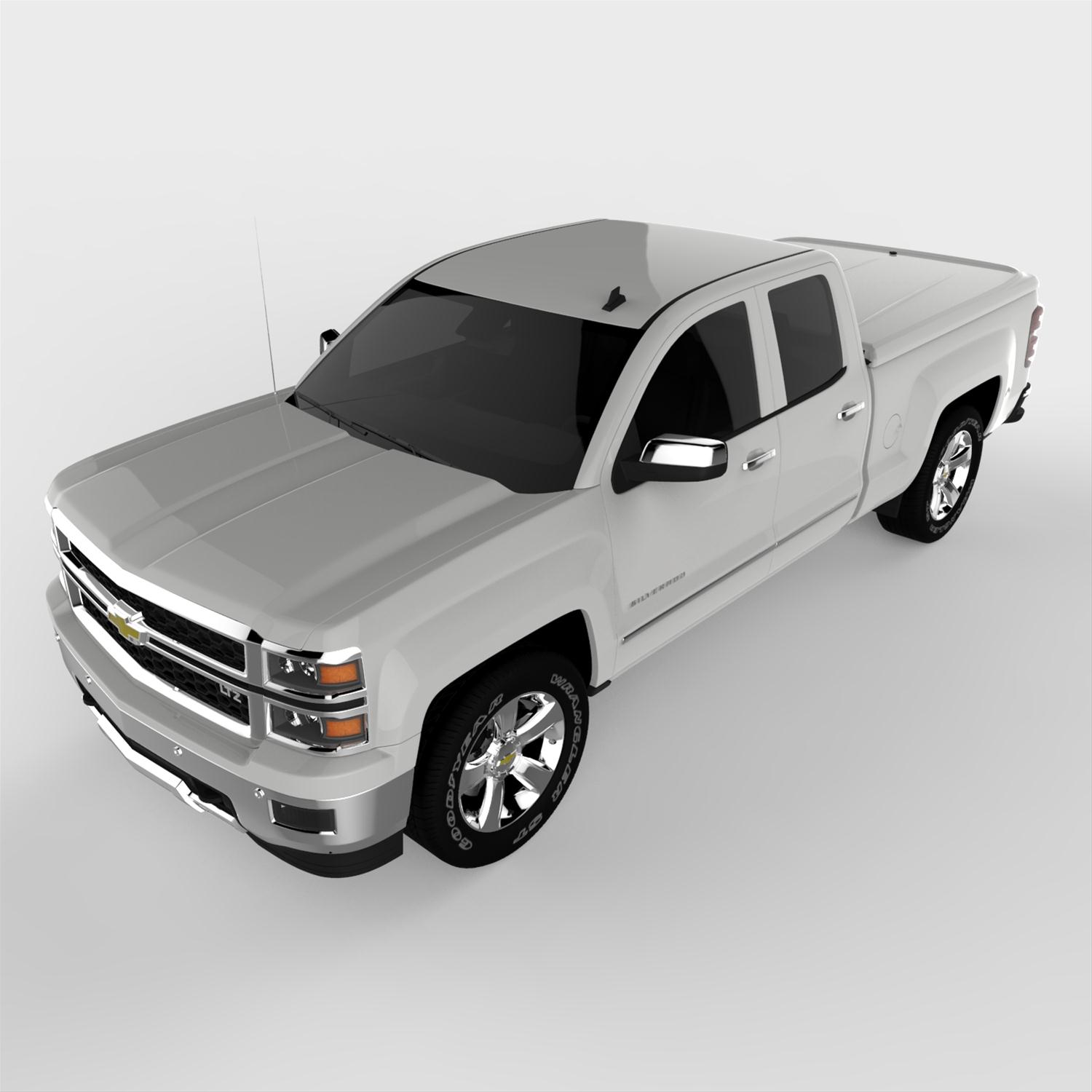 UnderCover 15-19 Chevy Silverado 2500/3500 HD 5.8ft Lux Bed Cover - Silver Ice thumbnail 7