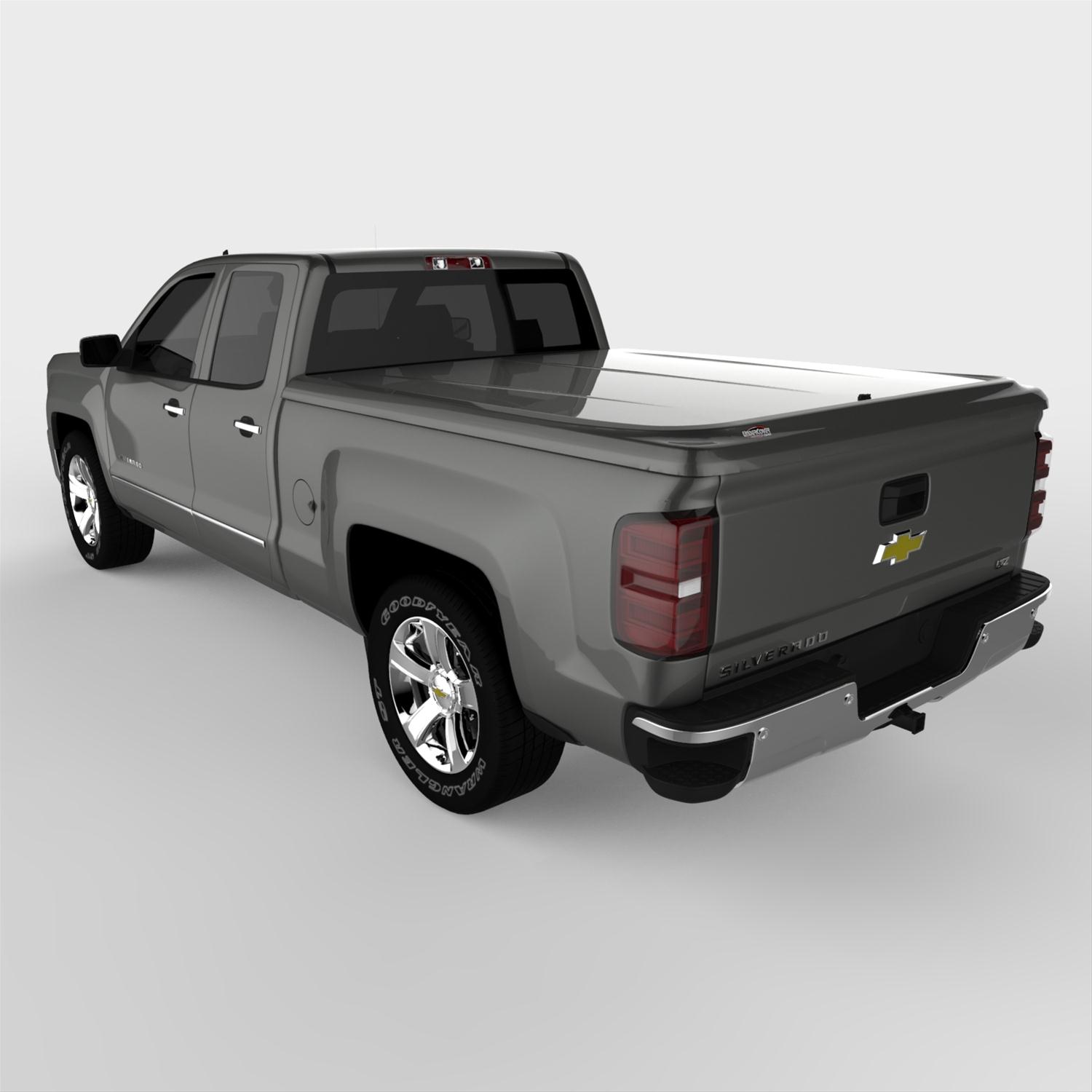UnderCover 14-16 Chevy Silverado 1500 / 15-19 2500/3500 HD Lux Bed Cover - Iridium Effect thumbnail 9