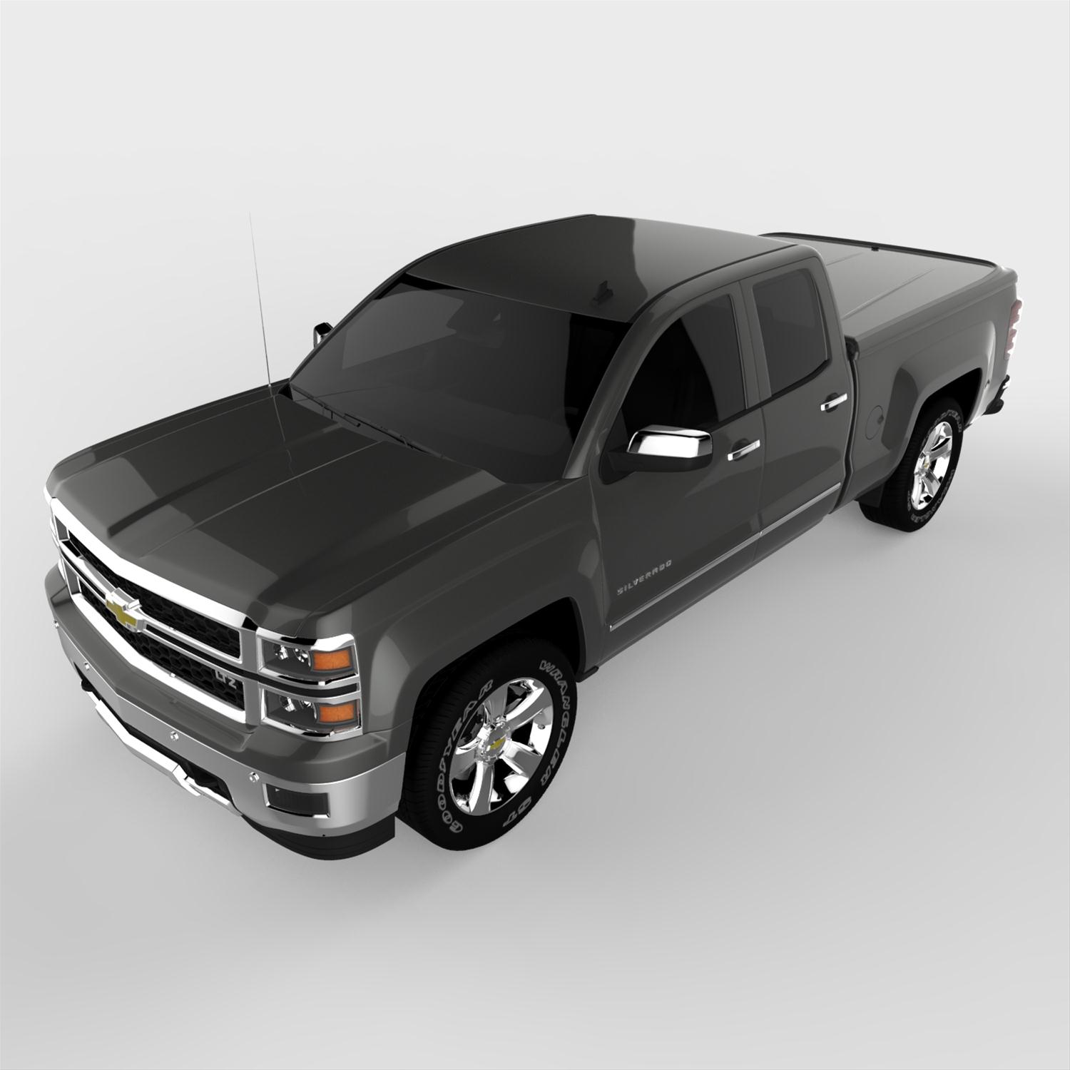UnderCover 14-16 Chevy Silverado 1500 / 15-19 2500/3500 HD Lux Bed Cover - Iridium Effect thumbnail 8