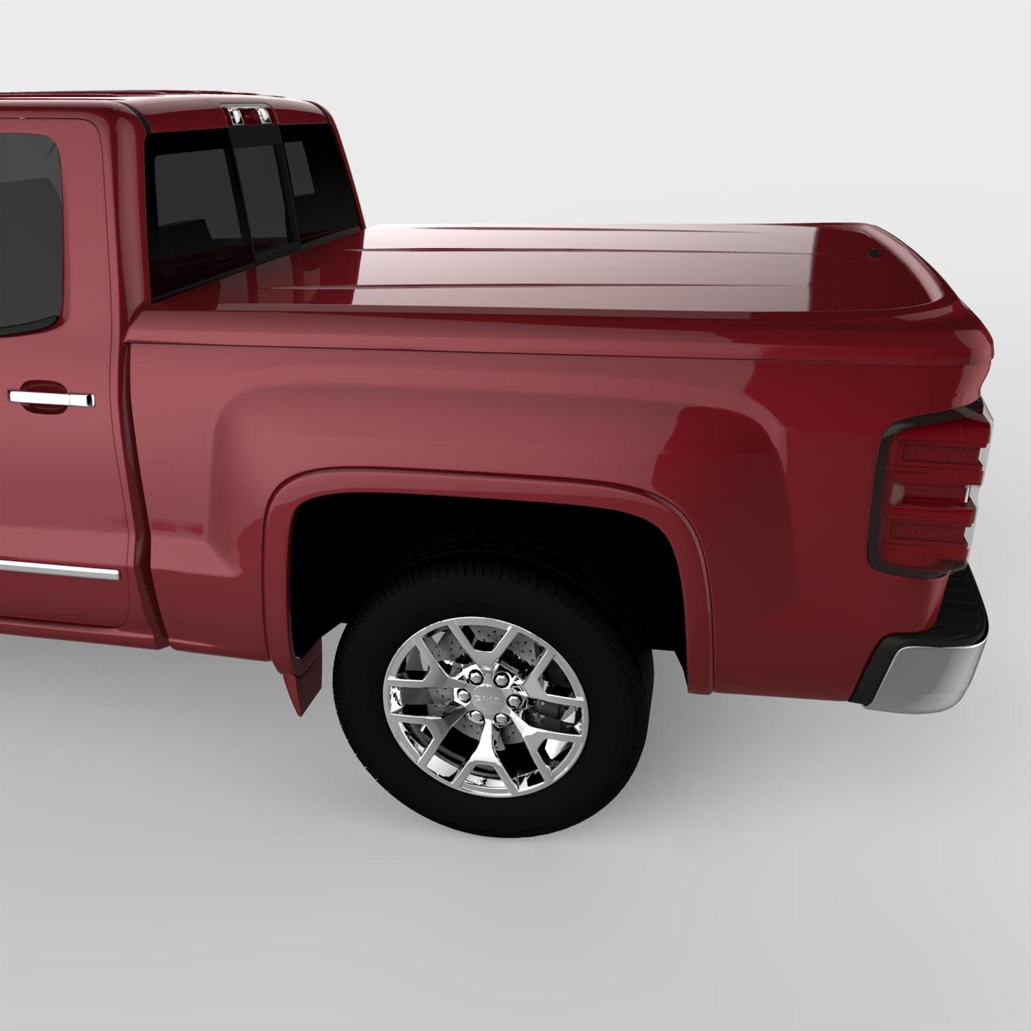 UnderCover 14-15 GMC Sierra 1500 5.8ft Lux Bed Cover - Sonoma Jewel Red thumbnail 2