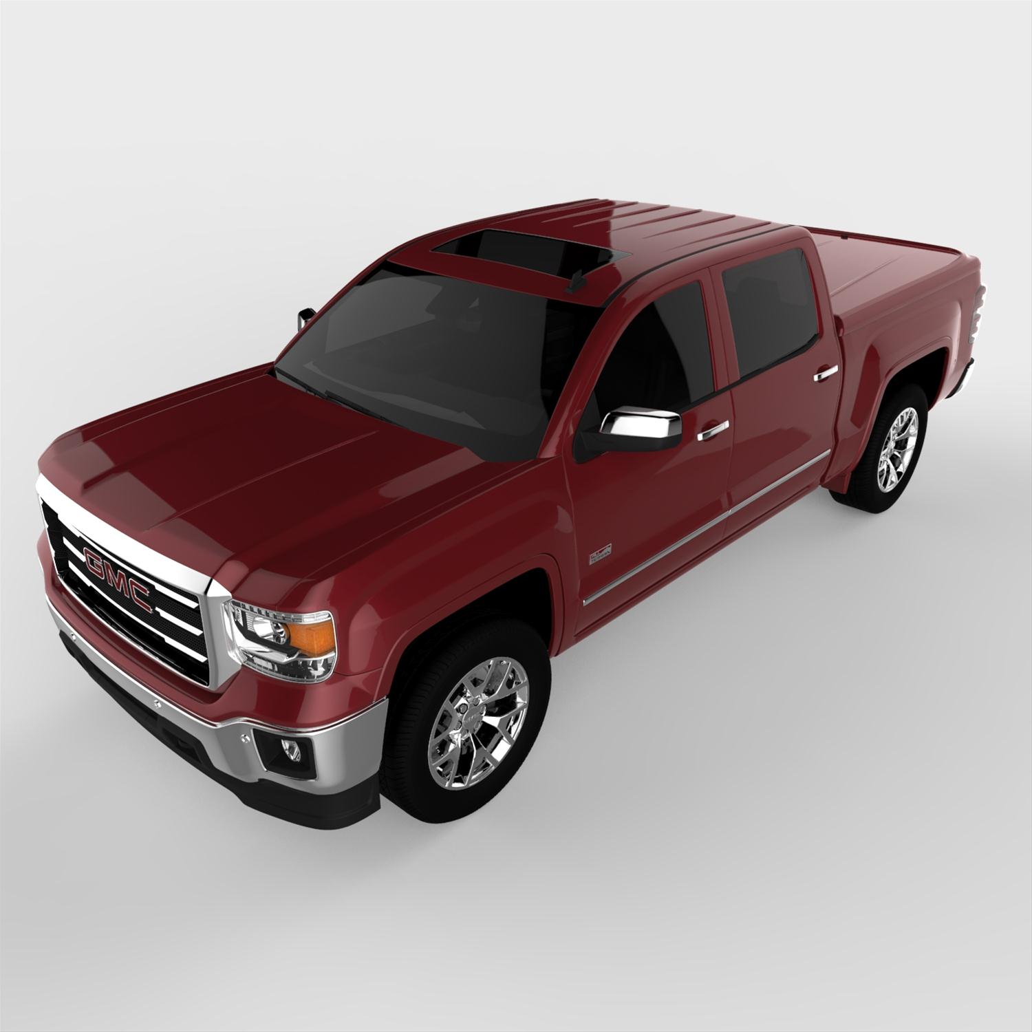 UnderCover 14-15 GMC Sierra 1500 5.8ft Lux Bed Cover - Sonoma Jewel Red