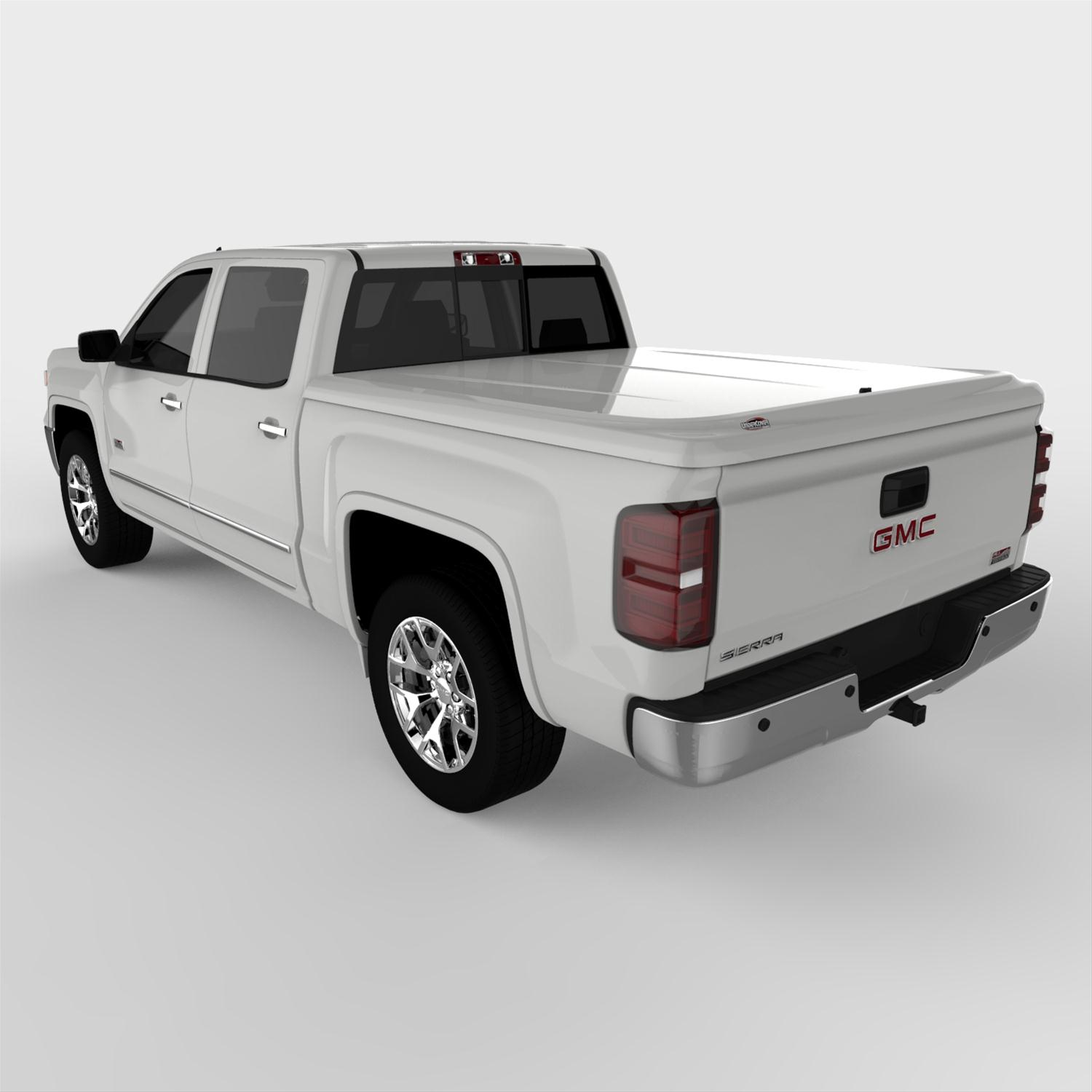 UnderCover 14-18 GMC Sierra 1500 (19 Limited) 5.8ft Lux Bed Cover - Silver Ice thumbnail 3