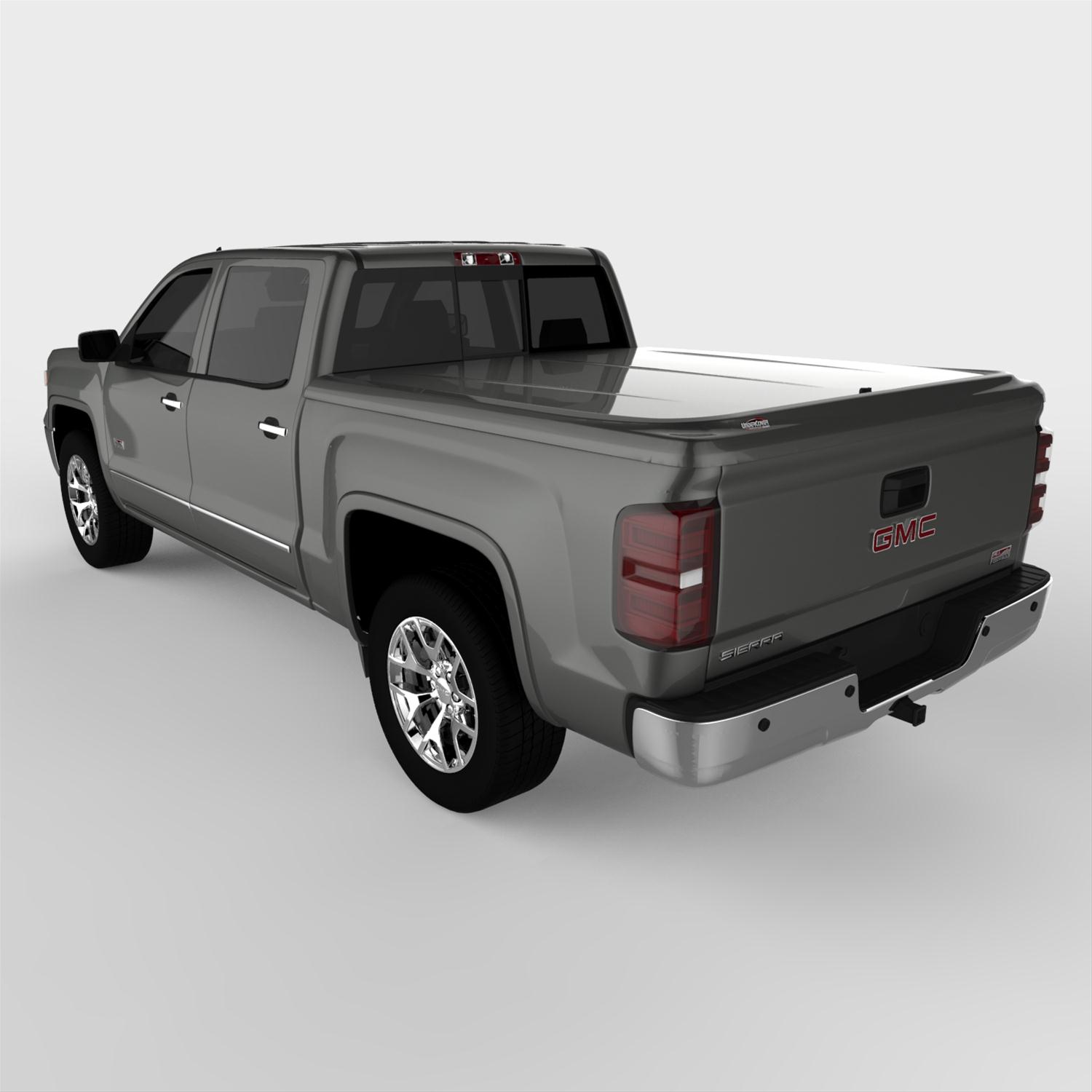 UnderCover 14-16 GMC Sierra 1500 5.8ft Lux Bed Cover - Iridium Effect thumbnail 3