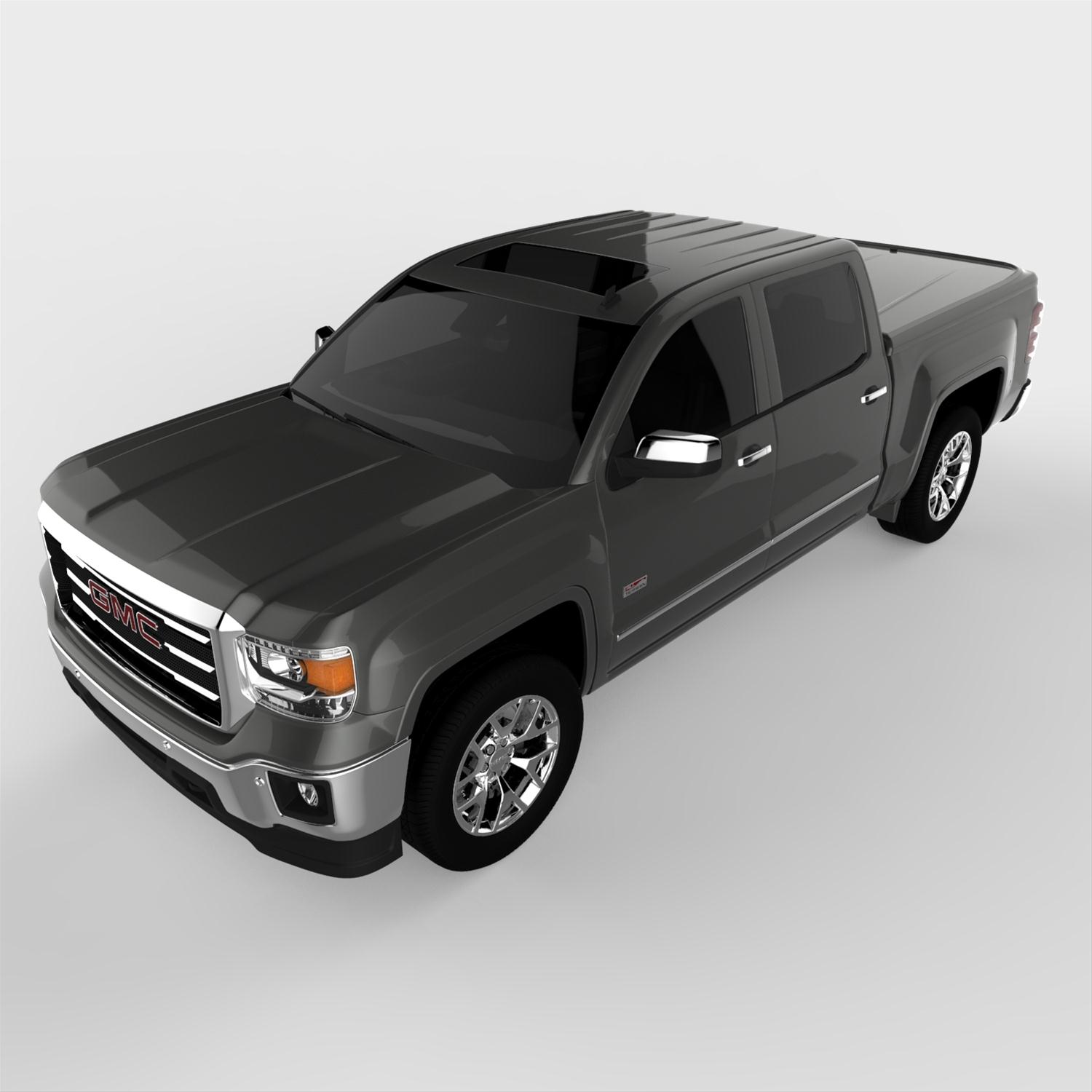 UnderCover 14-16 GMC Sierra 1500 5.8ft Lux Bed Cover - Iridium Effect