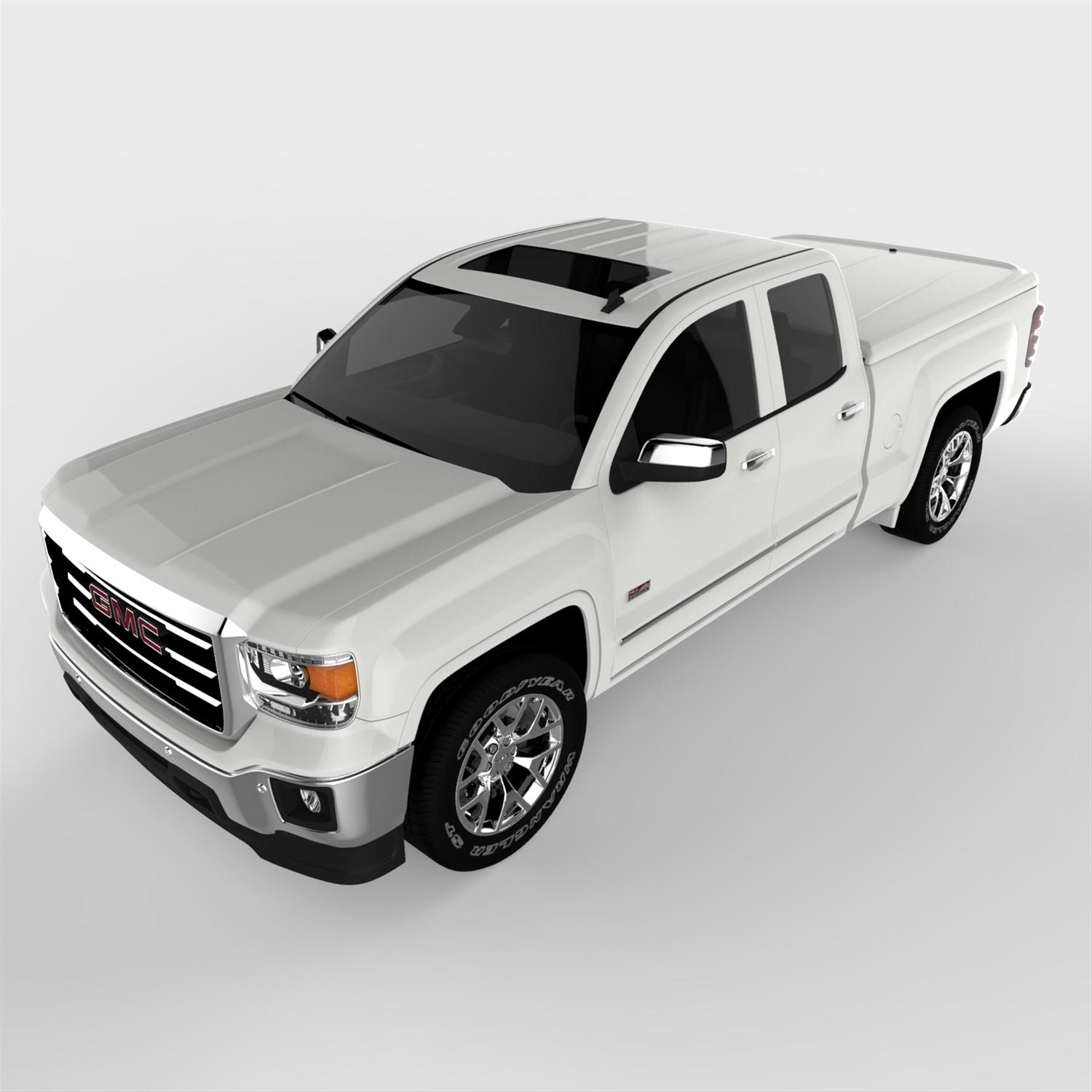 UnderCover 14-18 GMC Sierra 1500 (19 Limited) / 15-19 2500/3500 HD 6.5ft Bed Lux - Olympic White thumbnail 7