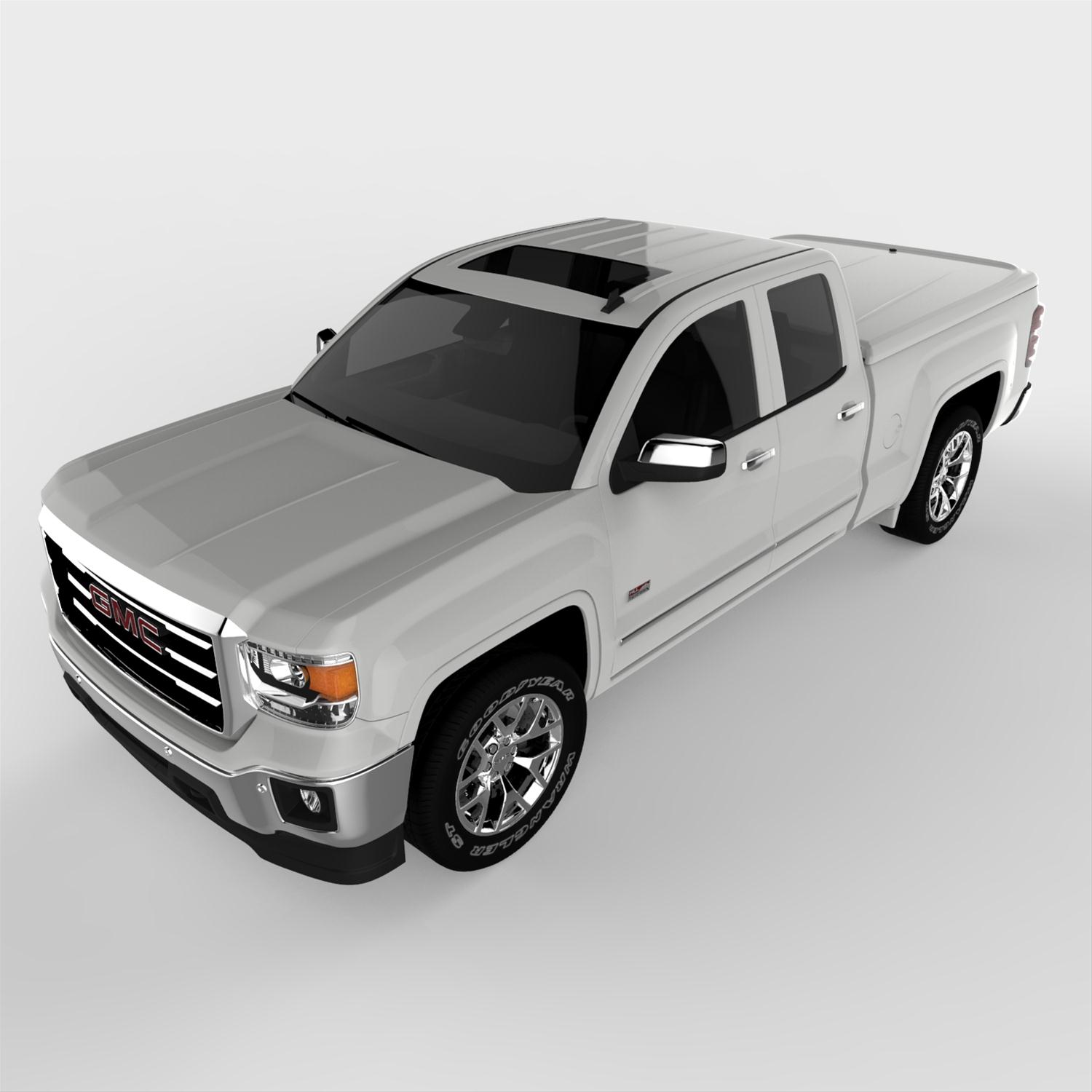 UnderCover 14-18 GMC Sierra (19 Limited) / 15-19 2500/3500 HD 6.5ft Bed Lux Bed Cover - Silver Ice thumbnail 7