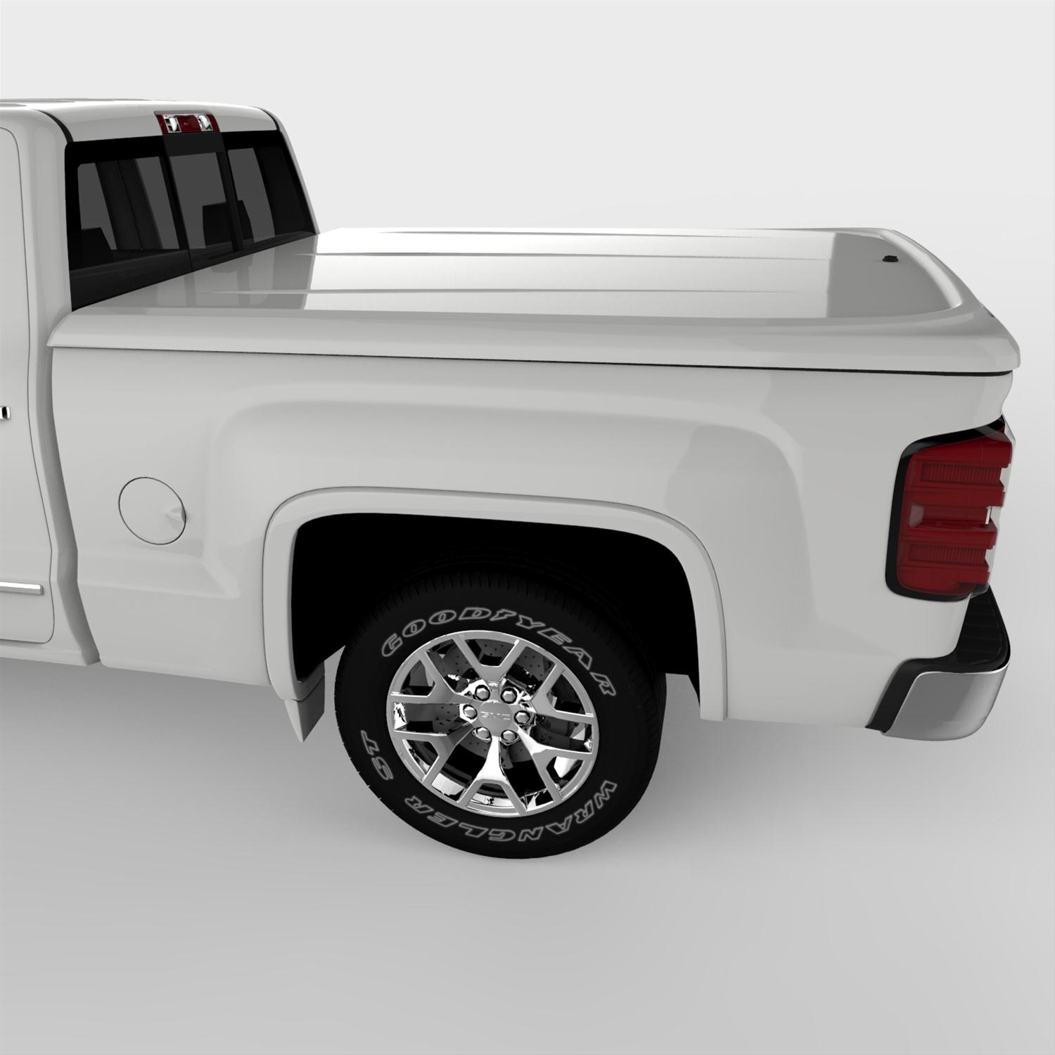 UnderCover 14-18 GMC Sierra (19 Limited) / 15-19 2500/3500 HD 6.5ft Bed Lux Bed Cover - Silver Ice thumbnail 8