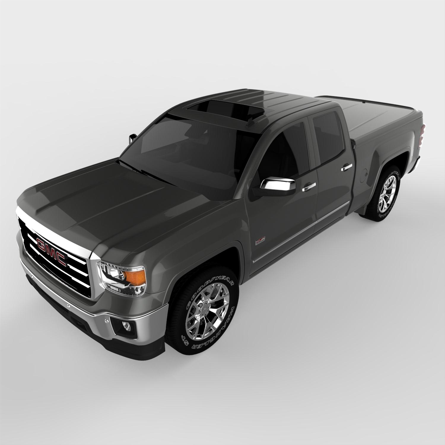 UnderCover 14-16 GMC Sierra 1500-3500 HD 6.5ft Lux Bed Cover - Iridium Effect thumbnail 7