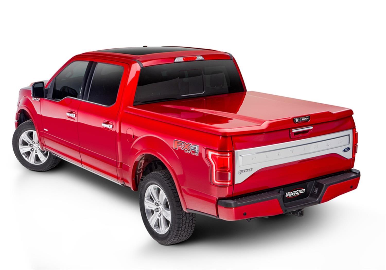 UnderCover 14-15 Chevy Silverado 1500 5.8ft Elite LX Bed Cover - Sonoma Jewel Red thumbnail 2