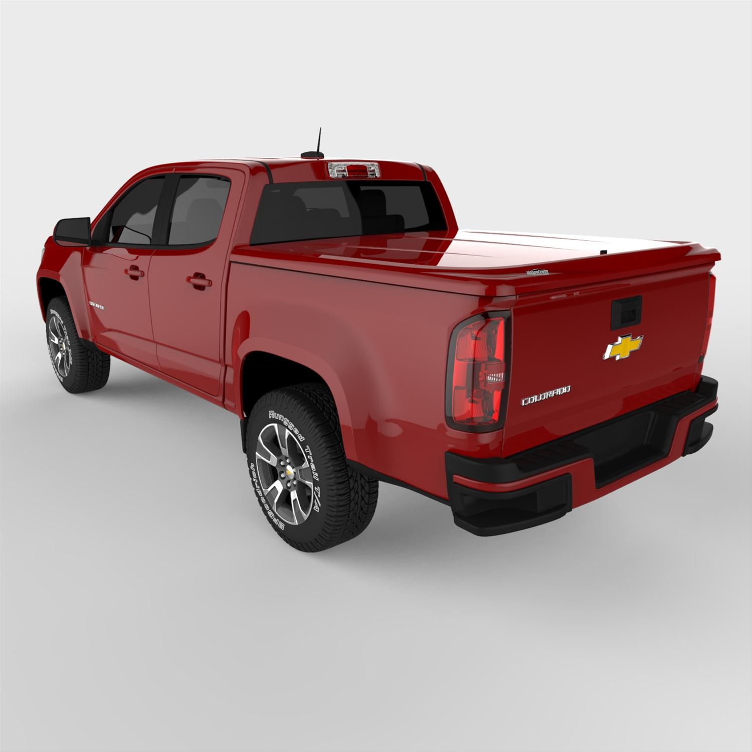 UnderCover 15-19 Chevy Colorado/GMC Canyon 5ft Lux Bed Cover - Pull Me Over Red thumbnail 3