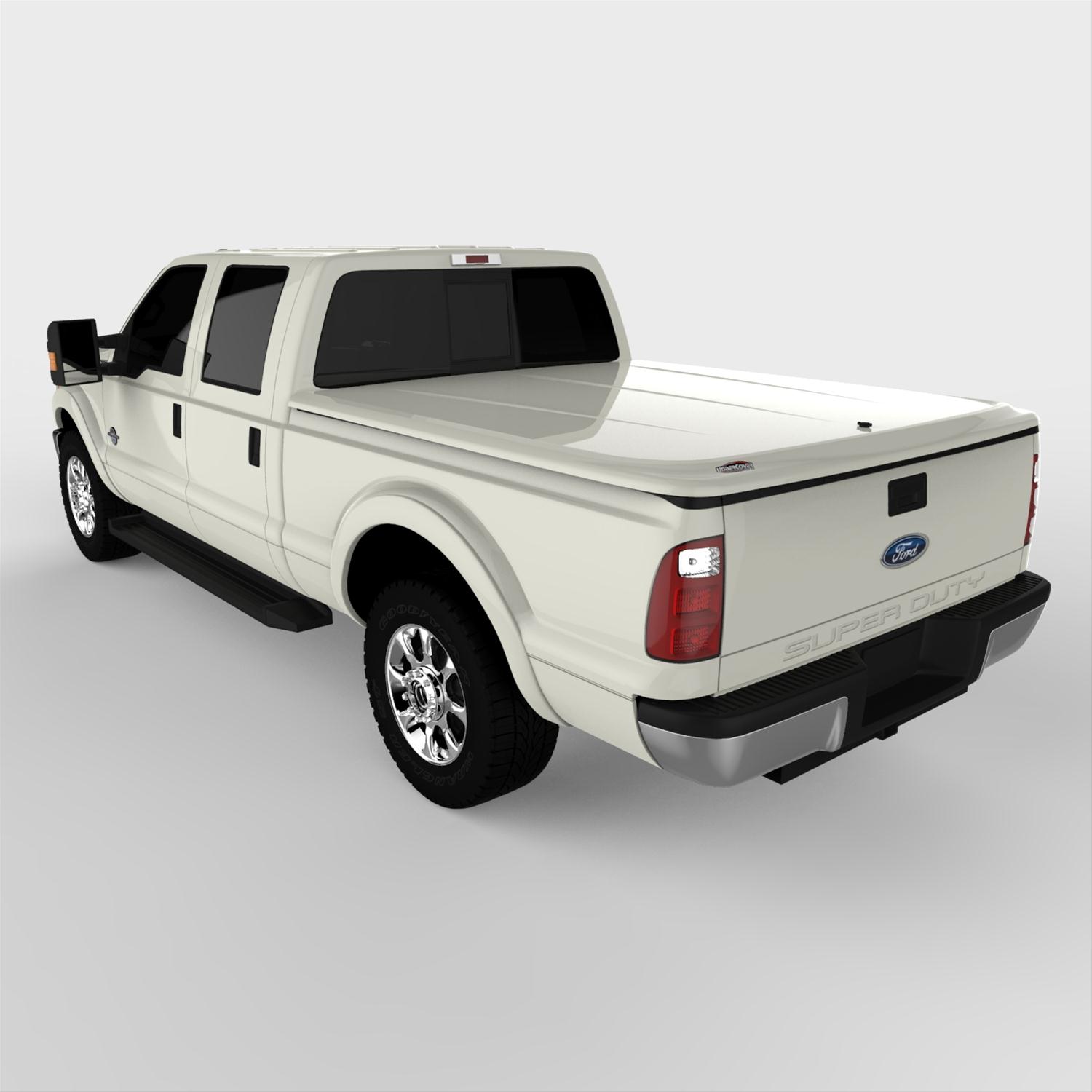 UnderCover 12-16 Ford F-250/F-350 6.8ft Lux Bed Cover - White Platinum thumbnail 9