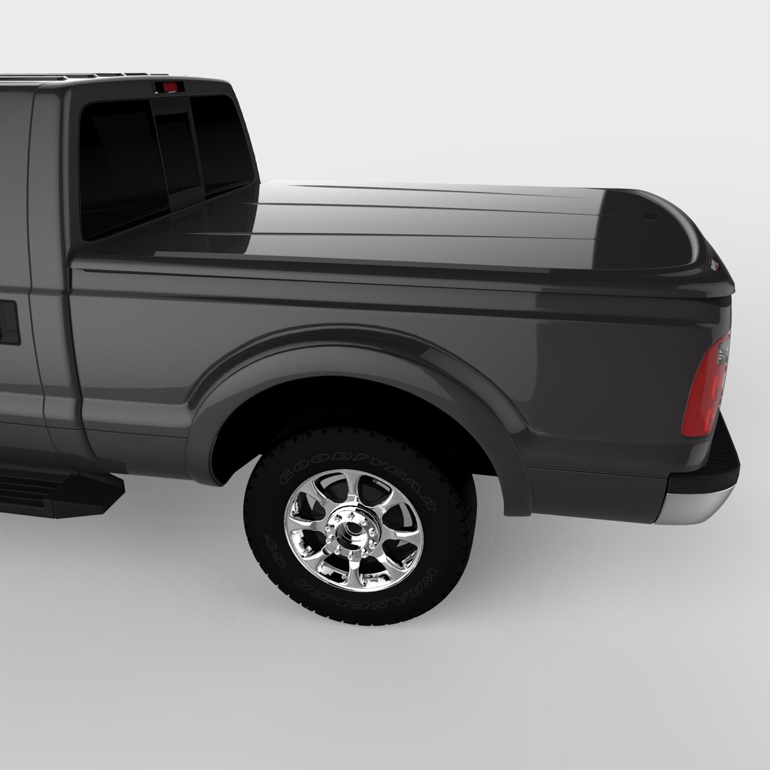 UnderCover 10-15 Ford F-250/F-350 6.8ft Lux Bed Cover - Tuxedo Black thumbnail 8