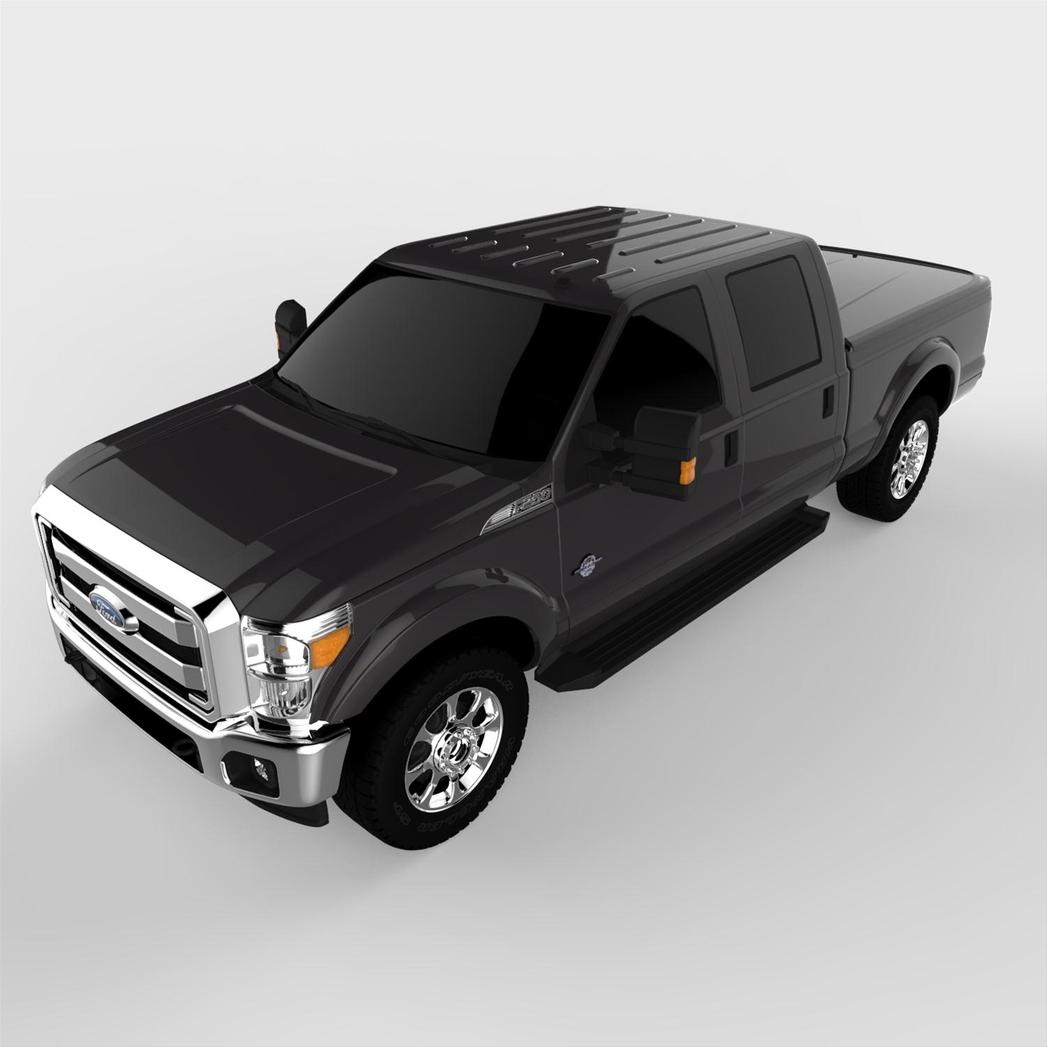 UnderCover 10-15 Ford F-250/F-350 6.8ft Lux Bed Cover - Tuxedo Black thumbnail 7