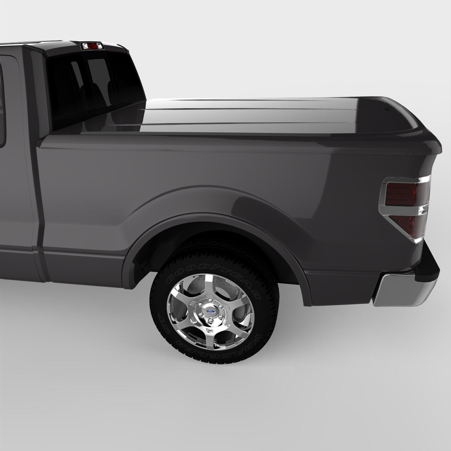 UnderCover 10-14 Ford F-150 6.5ft Lux Bed Cover - Tuxedo Black thumbnail 8