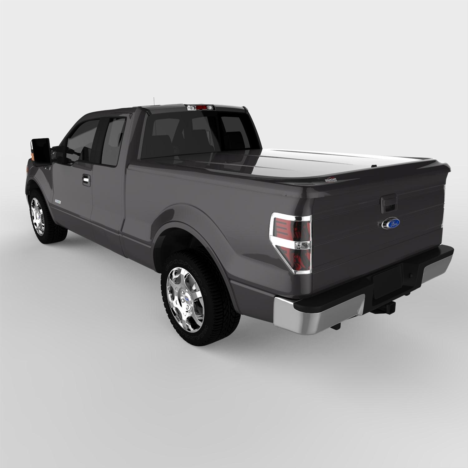 UnderCover 10-14 Ford F-150 6.5ft Lux Bed Cover - Tuxedo Black thumbnail 9