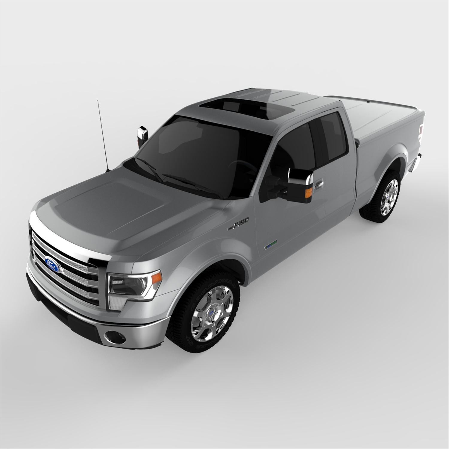 UnderCover 09-14 Ford F-150 6.5ft Lux Bed Cover - Sterling Gray thumbnail 7