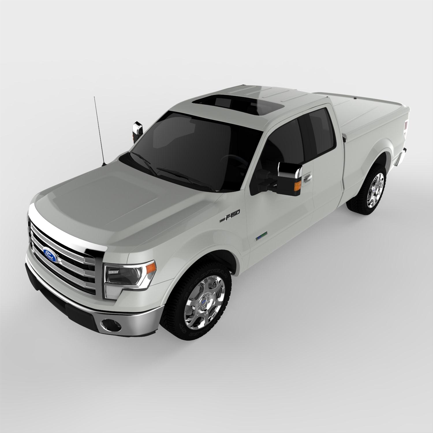 UnderCover 10-14 Ford F-150 6.5ft Lux Bed Cover - Ingot Silver thumbnail 7