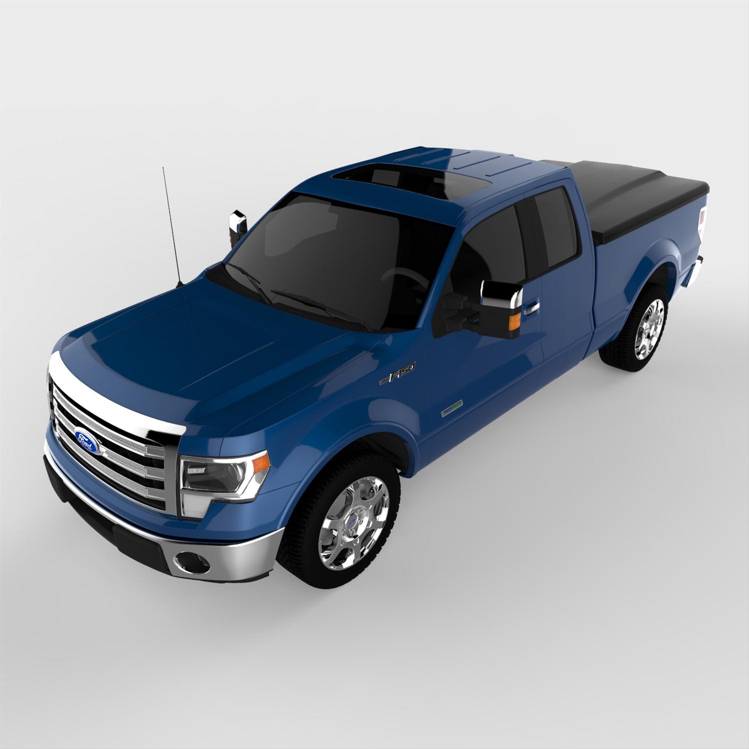 UnderCover 09-14 Ford F-150 6.5ft Elite Bed Cover - Black Textured thumbnail 8