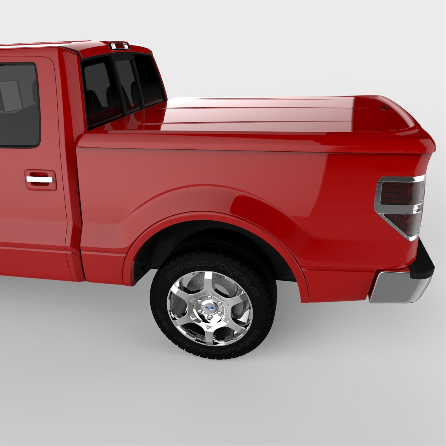 UnderCover 13-14 Ford F-150 5.5ft Lux Bed Cover - Ruby Red thumbnail 8