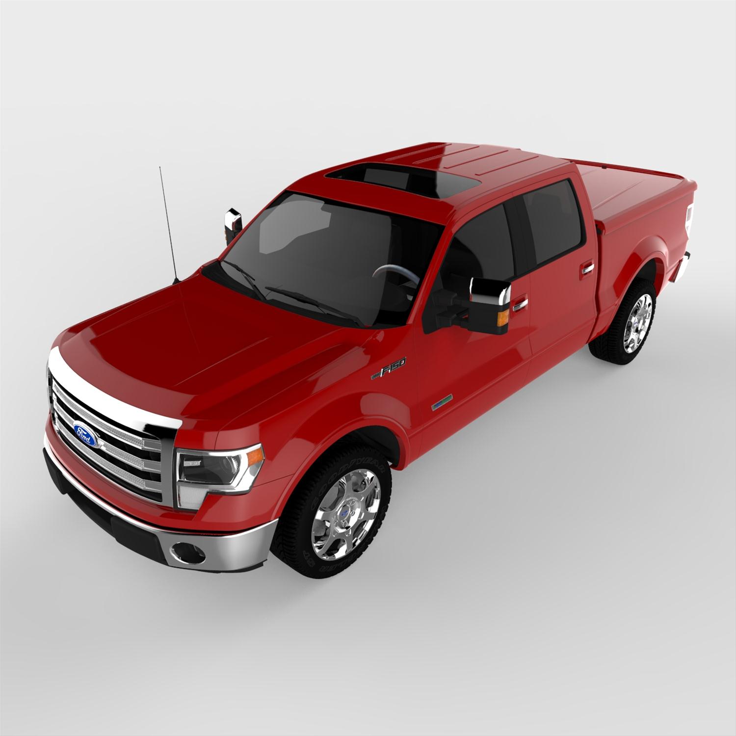 UnderCover 13-14 Ford F-150 5.5ft Lux Bed Cover - Ruby Red thumbnail 7