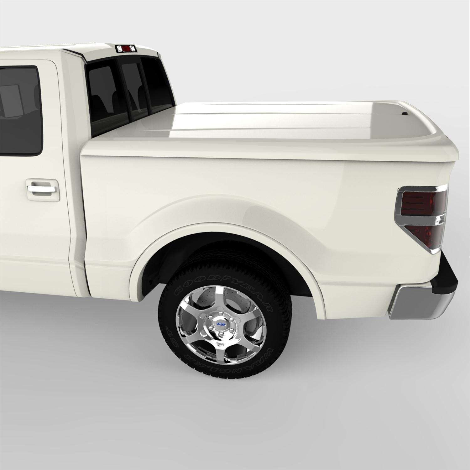 UnderCover 12-14 Ford F-150 5.5ft Lux Bed Cover - White Platinum thumbnail 8