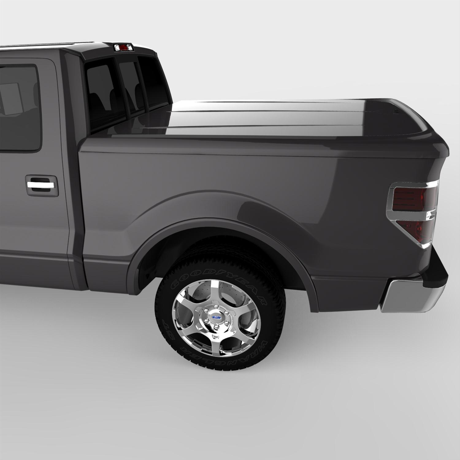 UnderCover 10-14 Ford F-150 5.5ft Lux Bed Cover - Tuxedo Black thumbnail 8