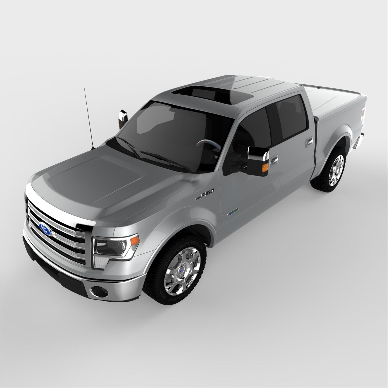 UnderCover 09-14 Ford F-150 5.5ft Lux Bed Cover - Sterling Gray thumbnail 7